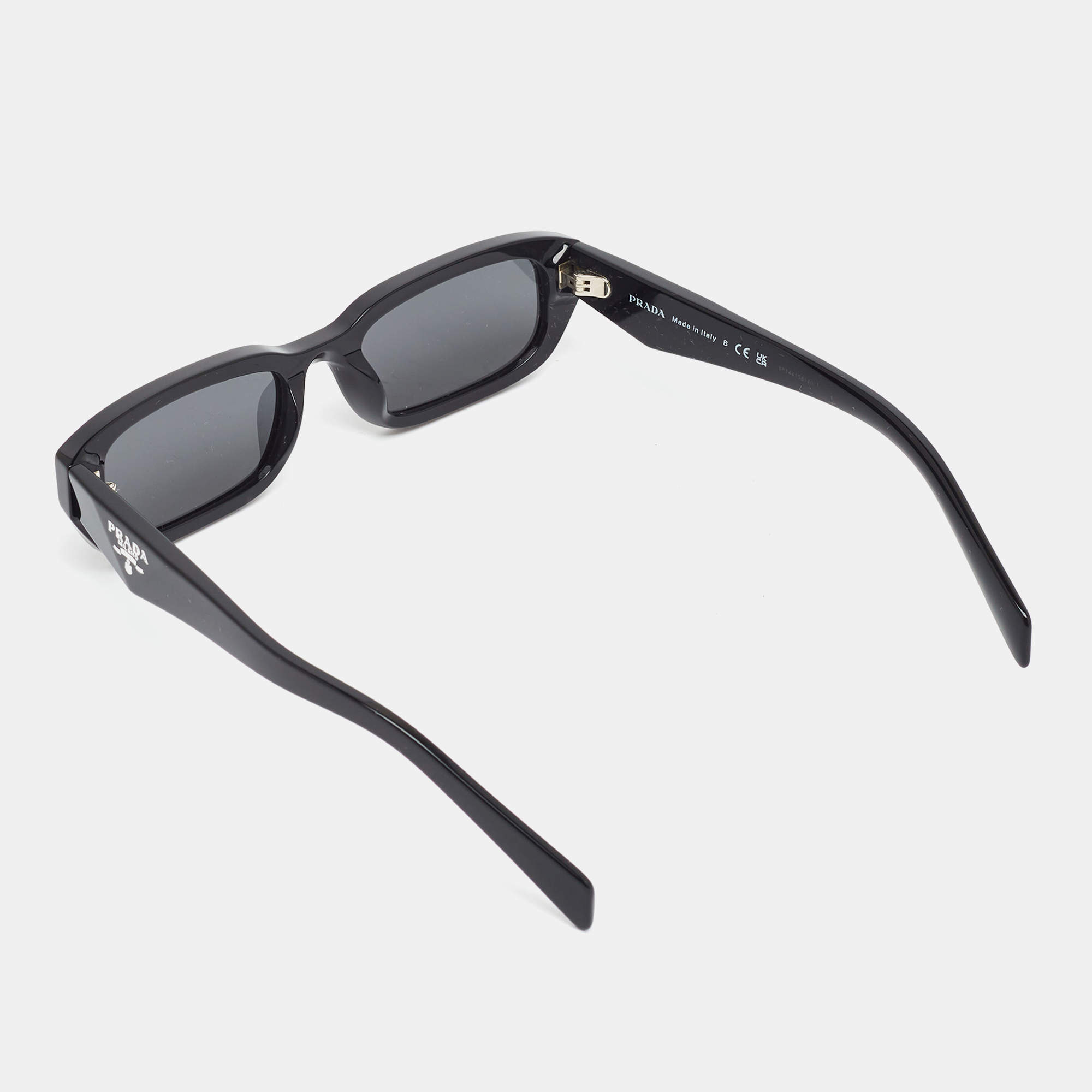 Prada White/Grey SPR24Y Frame Rectangular Sunglasses Prada | TLC US