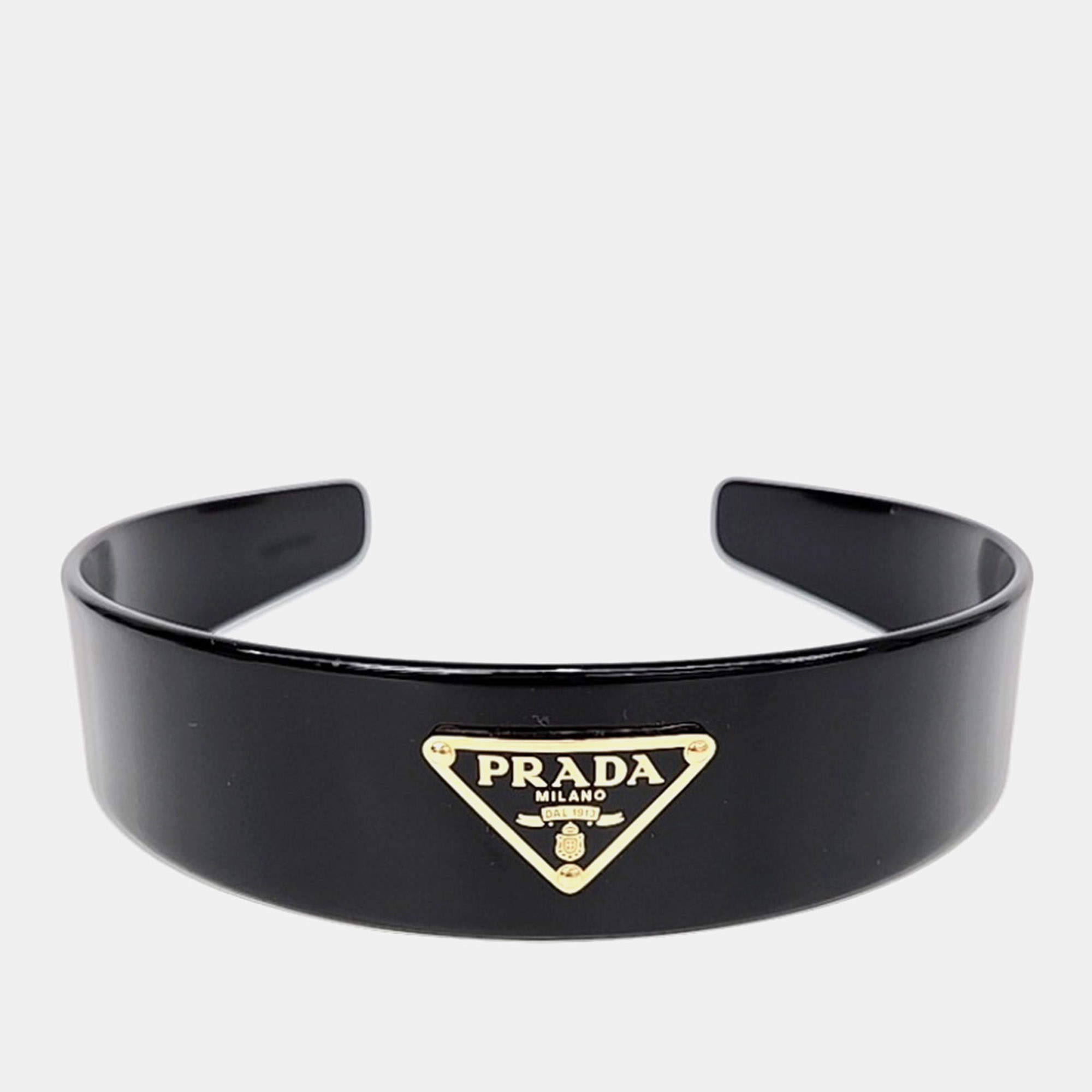 Pre Owned Prada Black Hairband