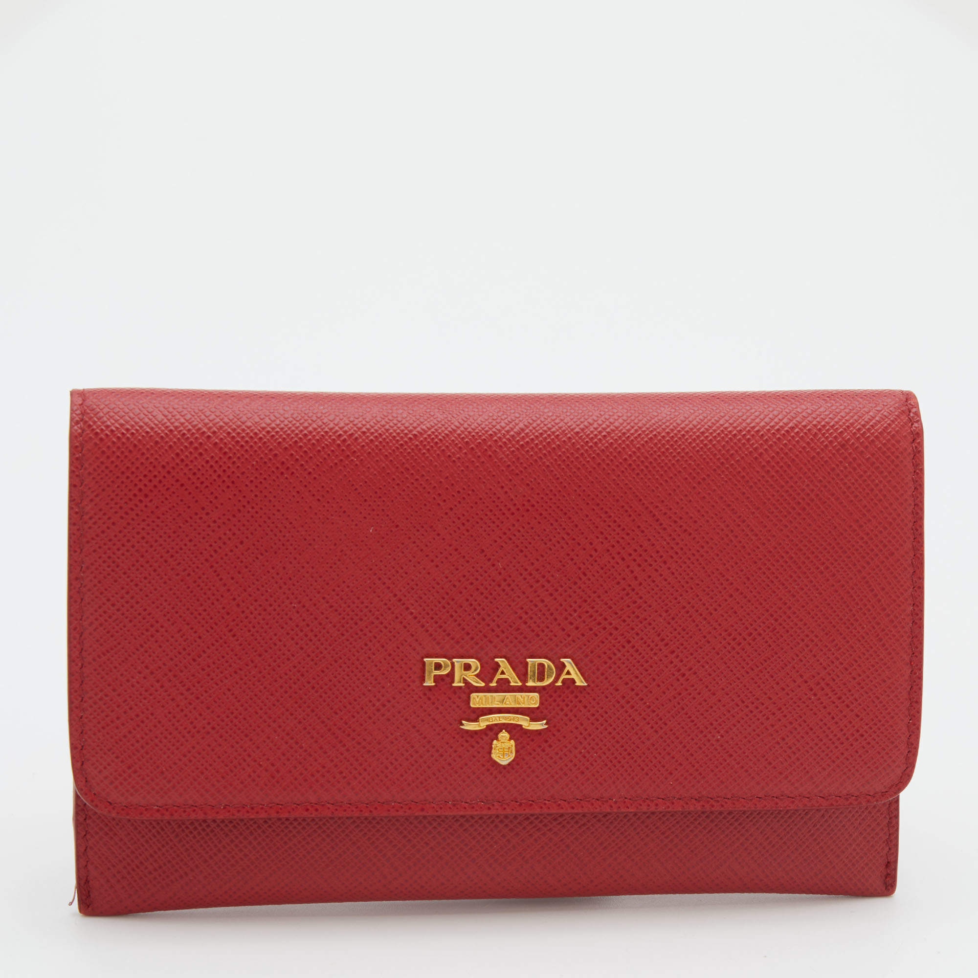 Prada Red Saffiano Leather Passport Cover Prada | The Luxury Closet