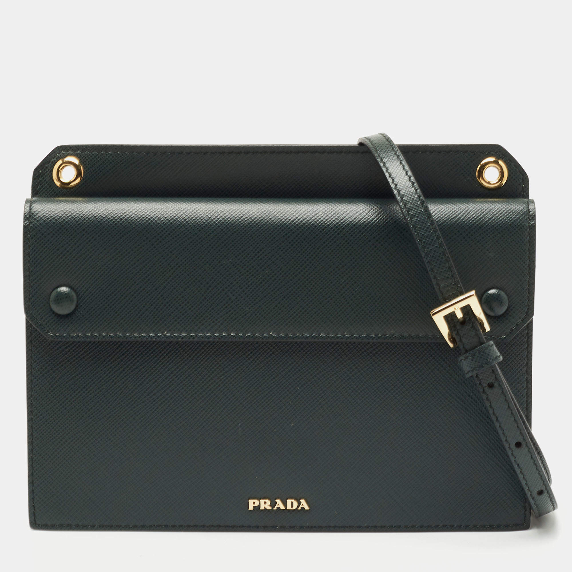 Shop Prada Saffiano Leather Phone Case