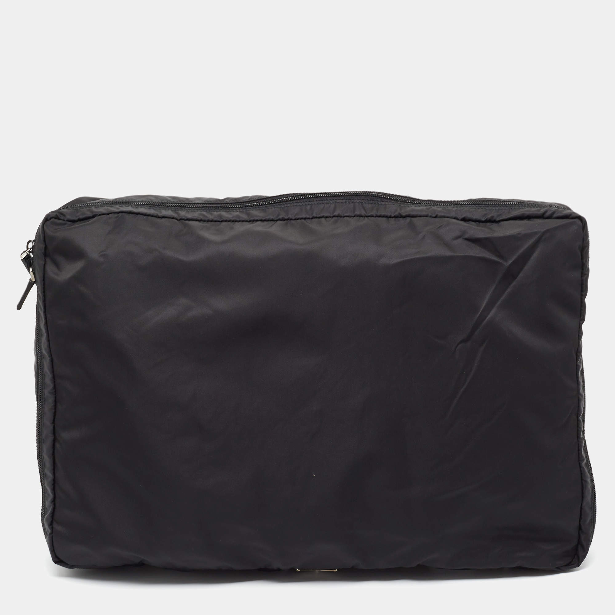 Prada Black Nylon Suitcase Organizer