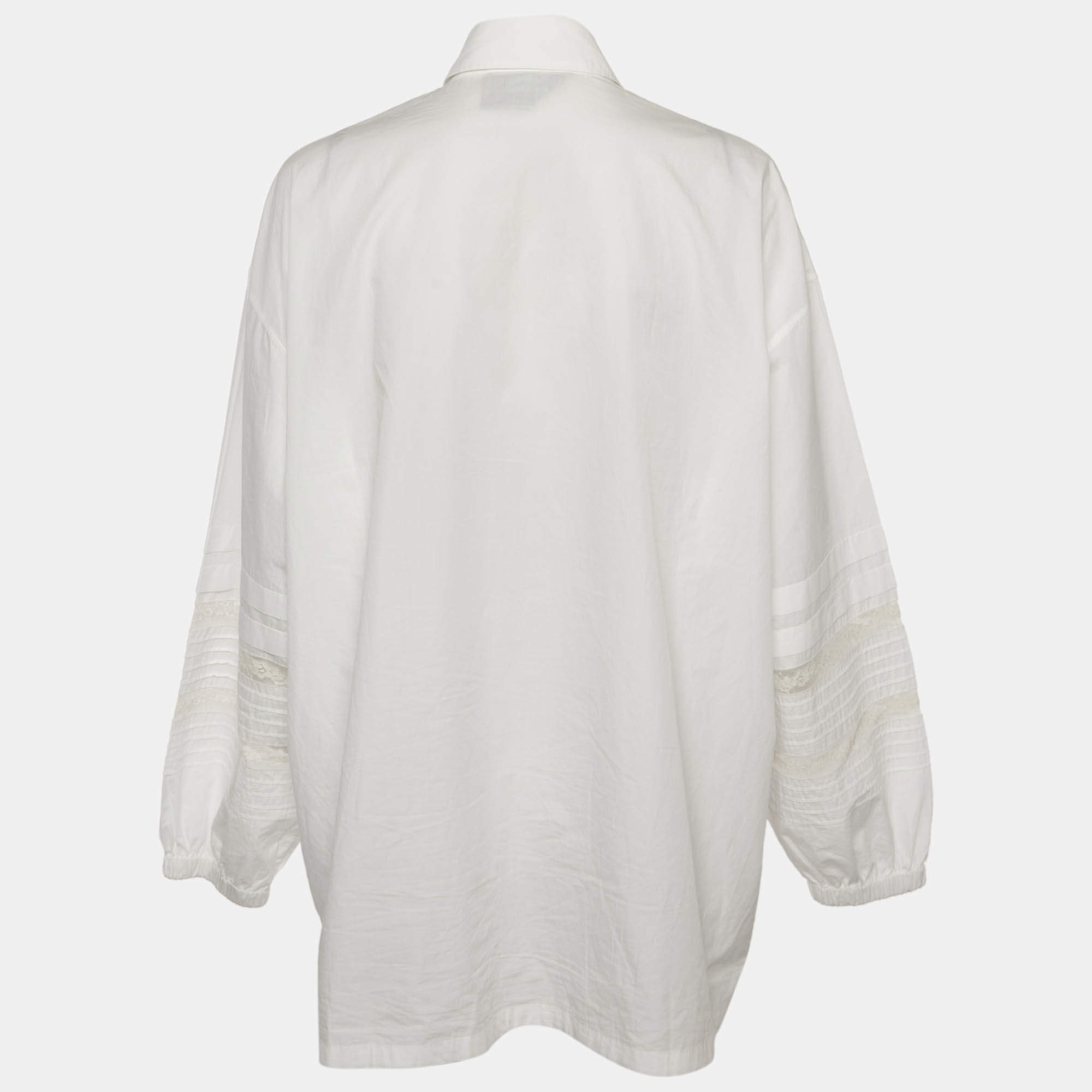 【PRADA】lace frill shirt PRADA】lace frill shirt PRADA Lace Tops for Women for sale | eBay