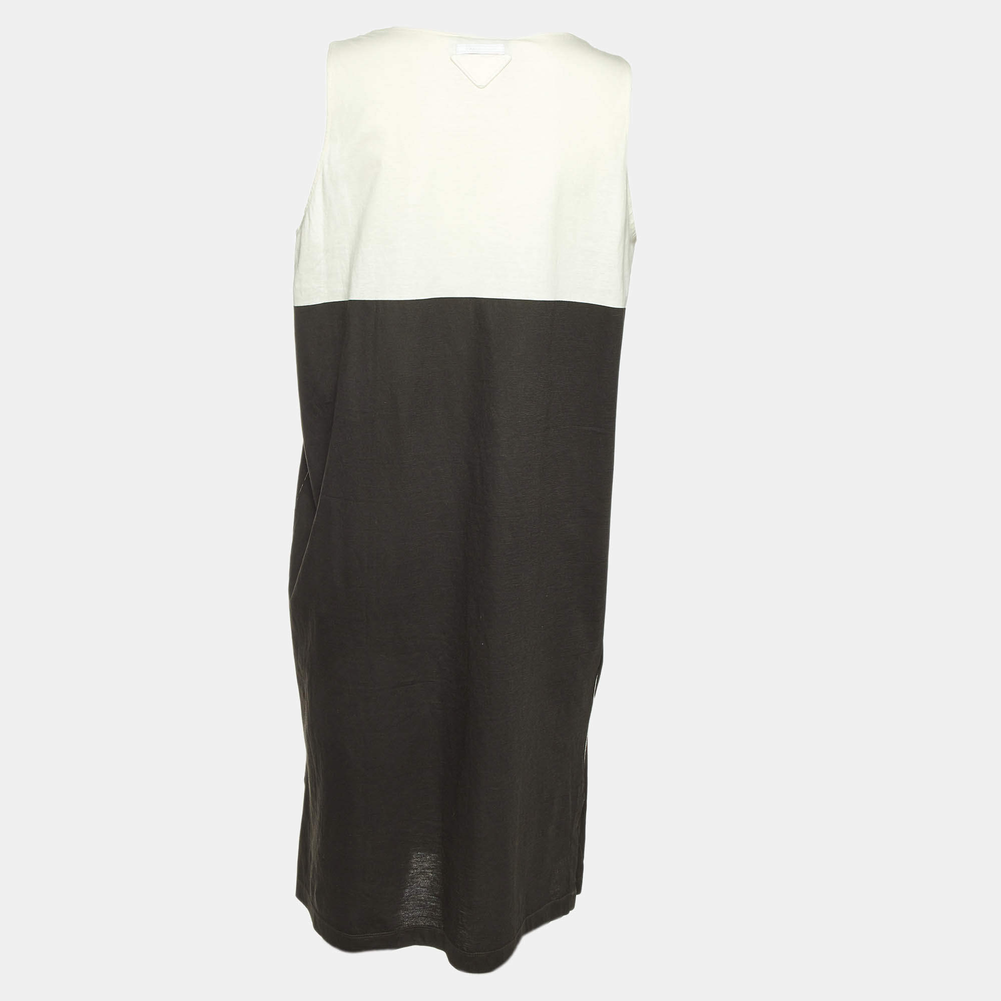 Prada Black Crepe Cady Chain Halter Neck Dress S Prada | TLC