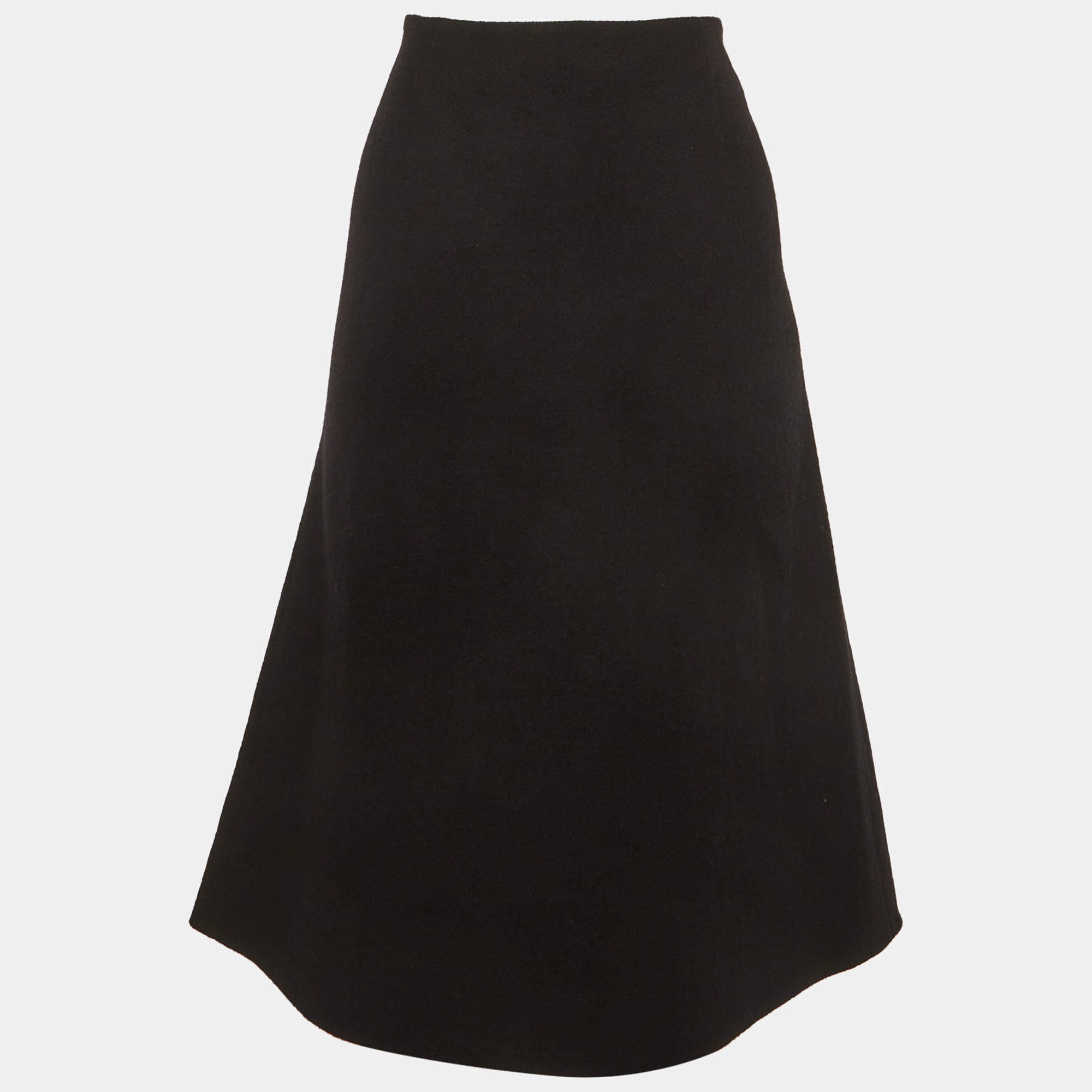 Prada Black Re-Nylon Zipper Detail Maxi Skirt M Prada | TLC US