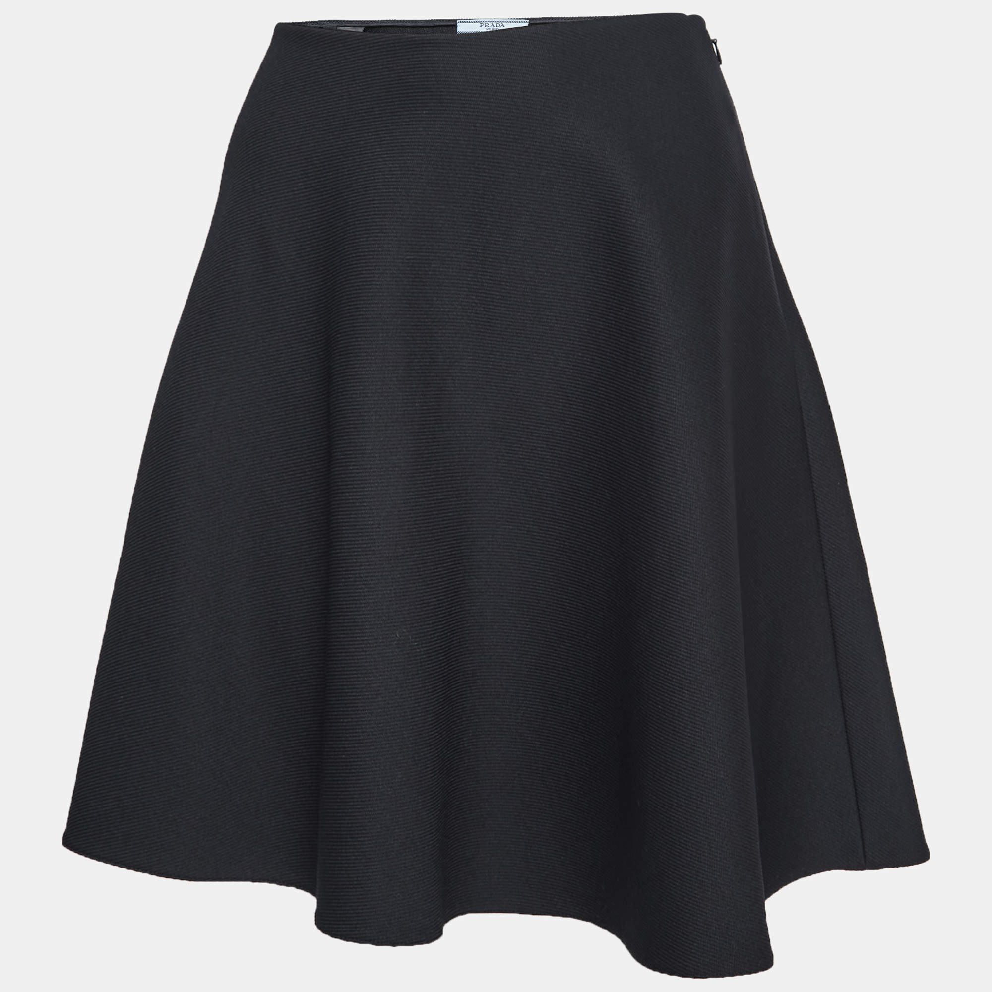 Prada Black Mini Skirt L