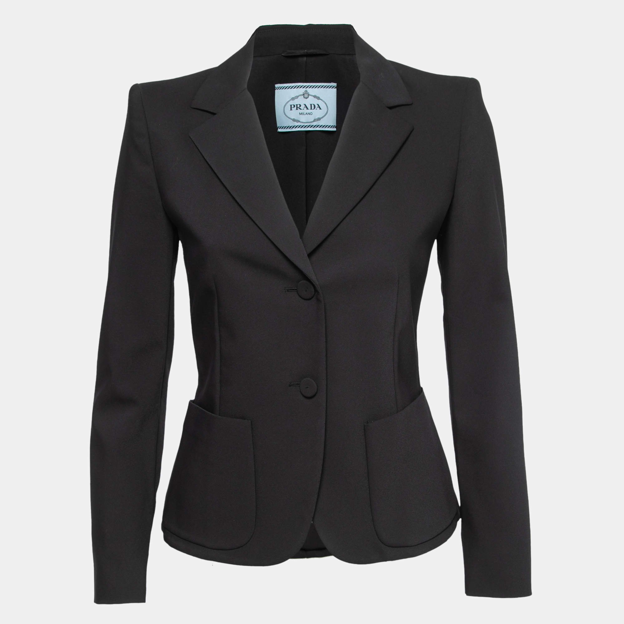 Prada black outlet blazer