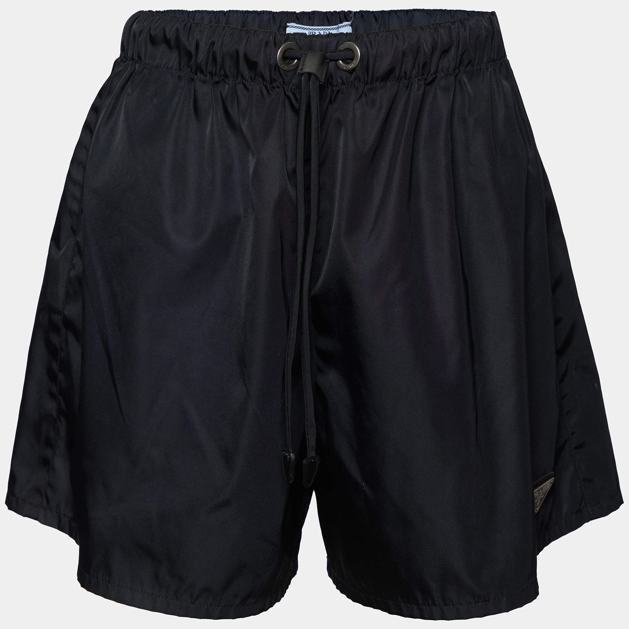 Prada Black Re-Nylon Shorts S