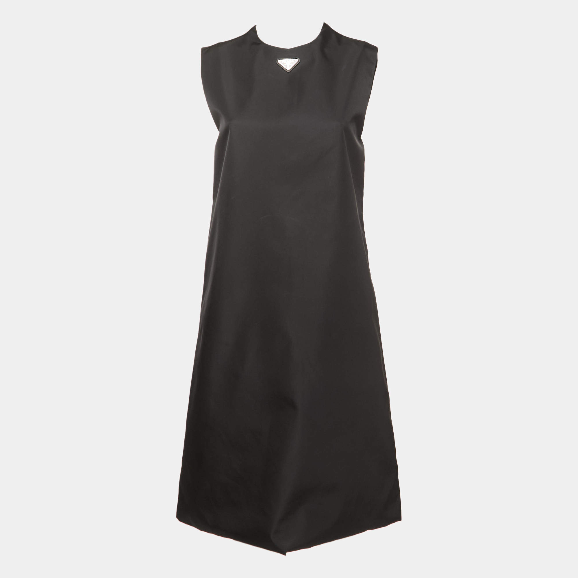 Prada dress sleeveless neutral purchases sz 10 luxury dress