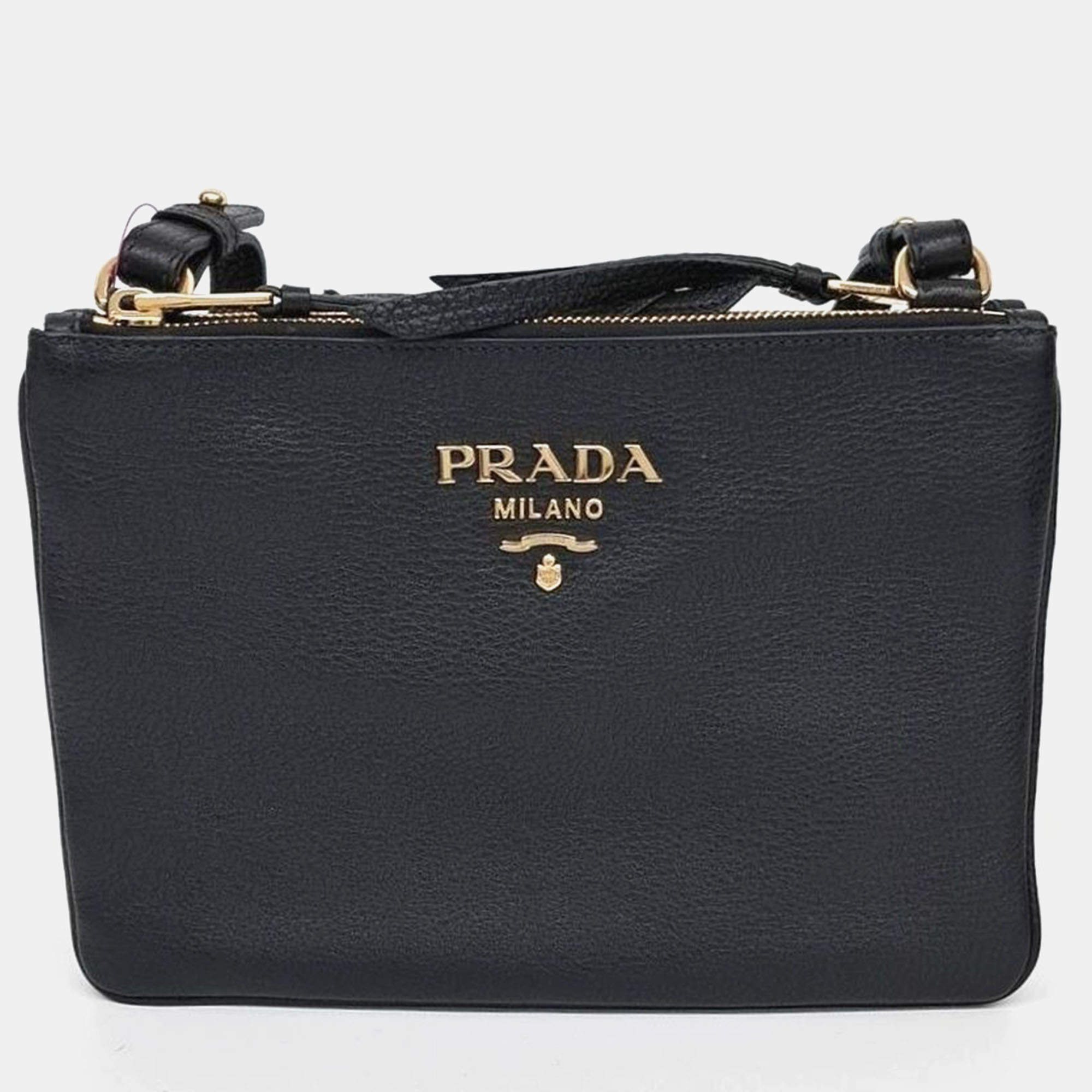 Prada Vitello Phoenix CrossBody Bag