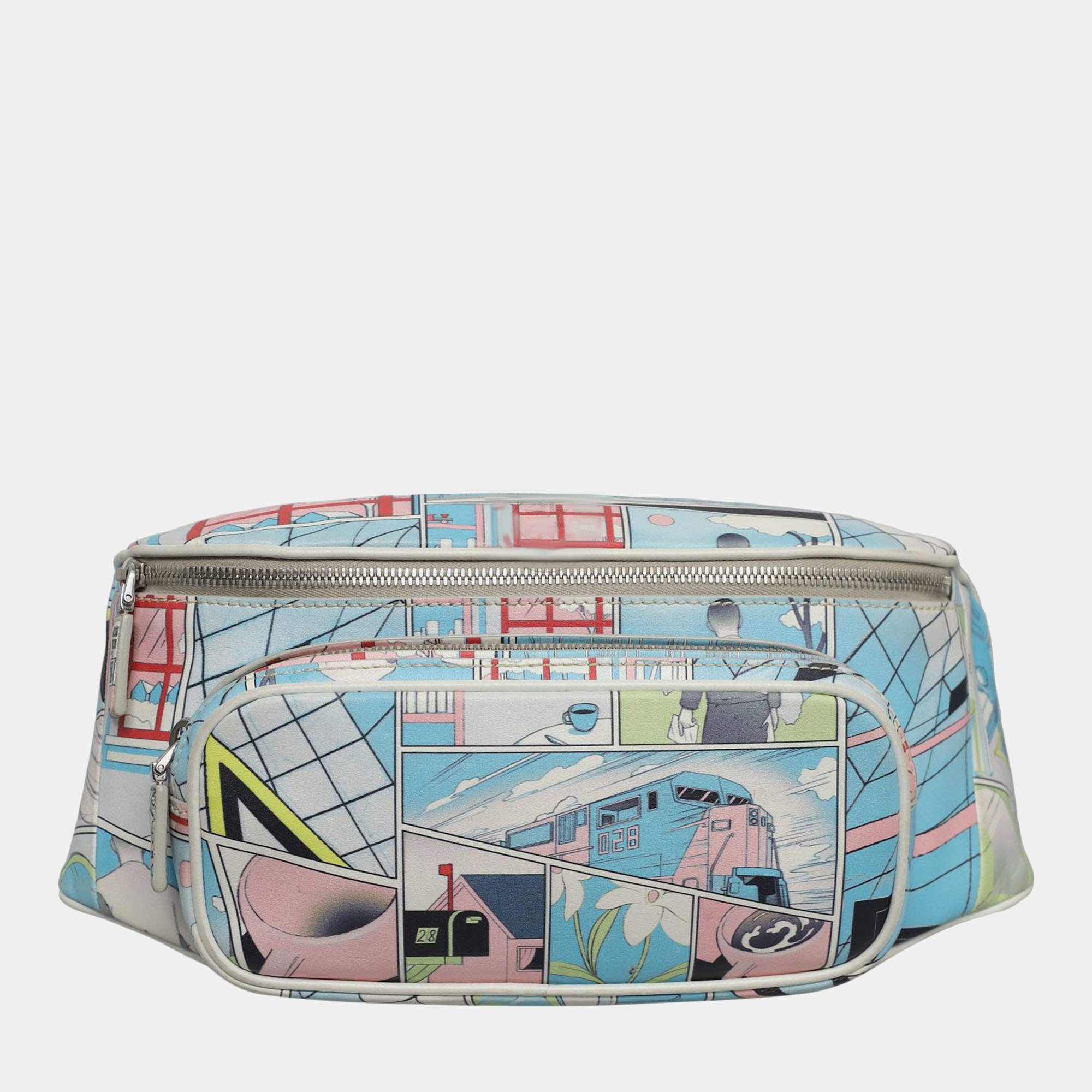 Prada James Jean Comic Strip Printed Waist Bag