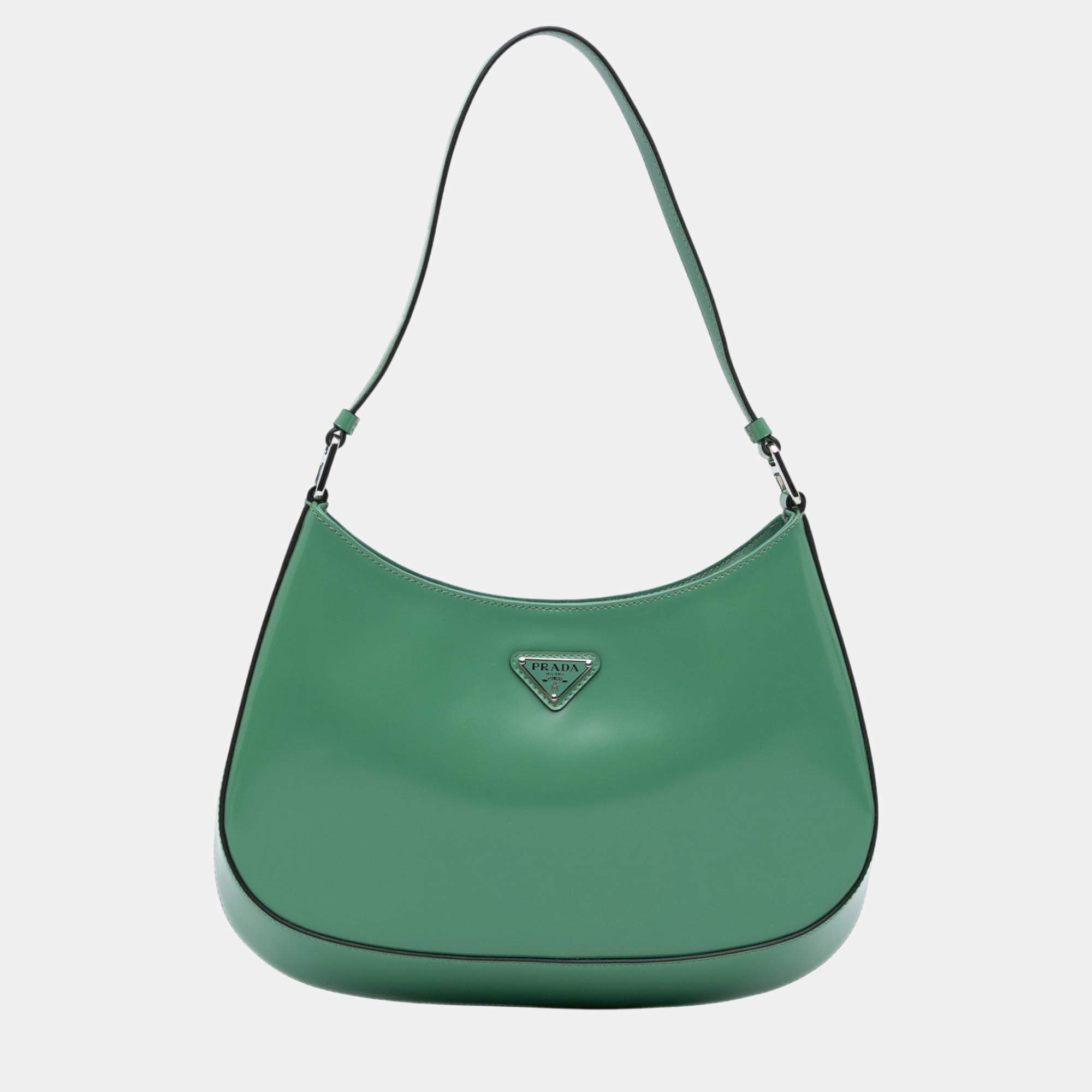 Prada Spazzolato Cleo Shoulder Bag