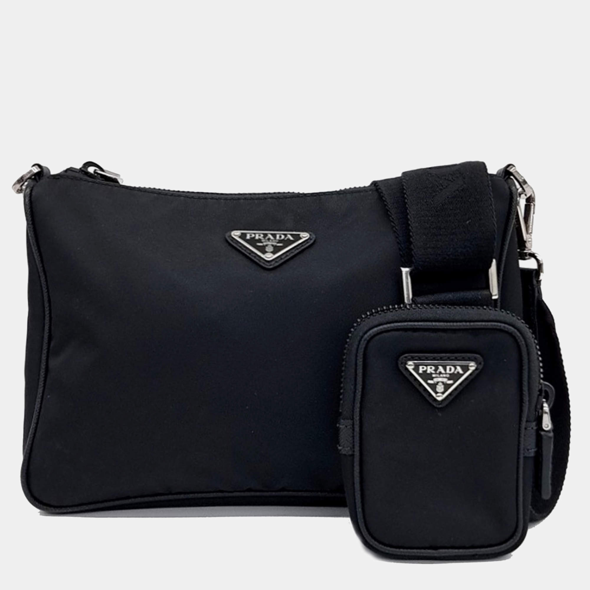 Prada Women Black Nylon Crossbody Bag main image 1