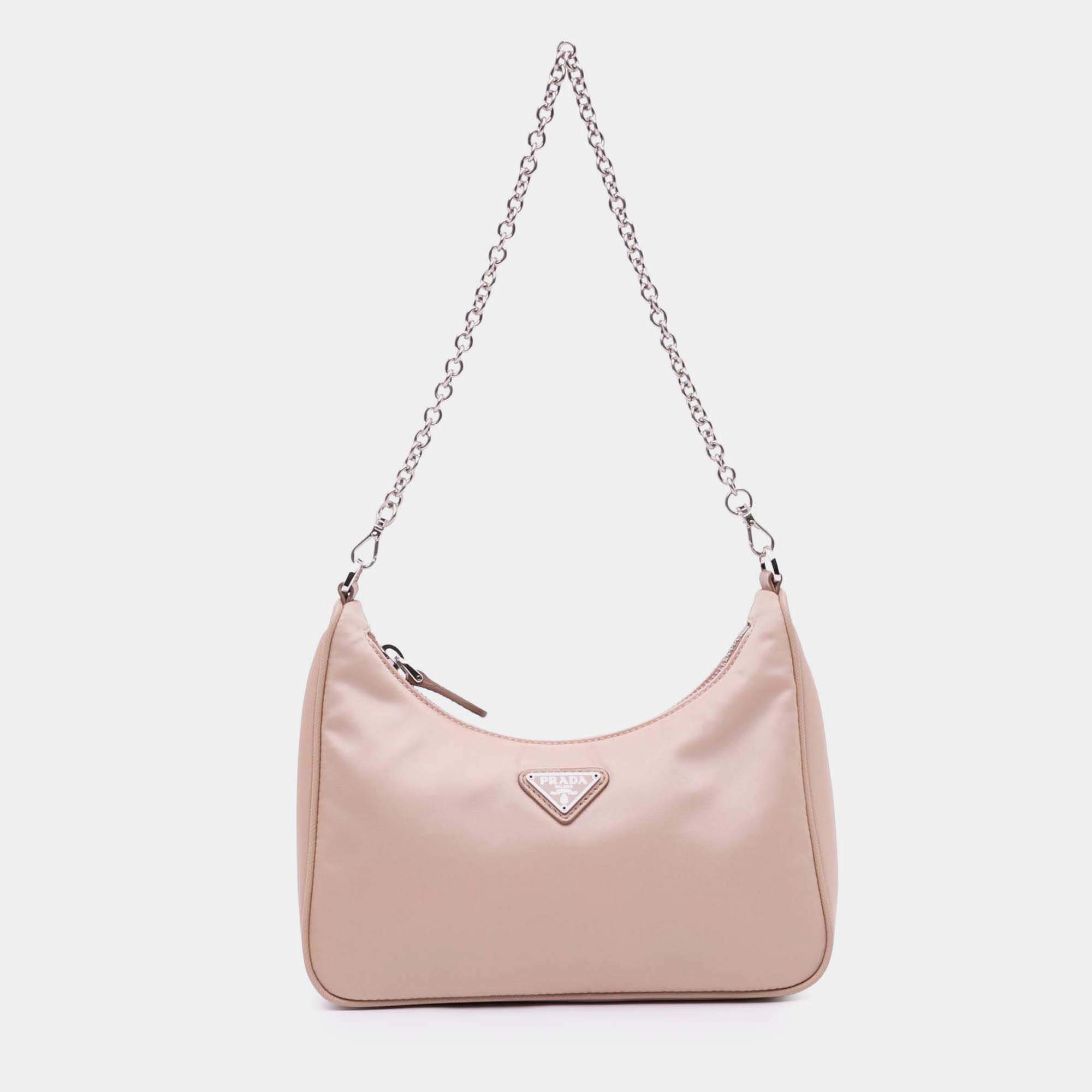Prada Beige Tessuto Re Edition 2005 Satchel
