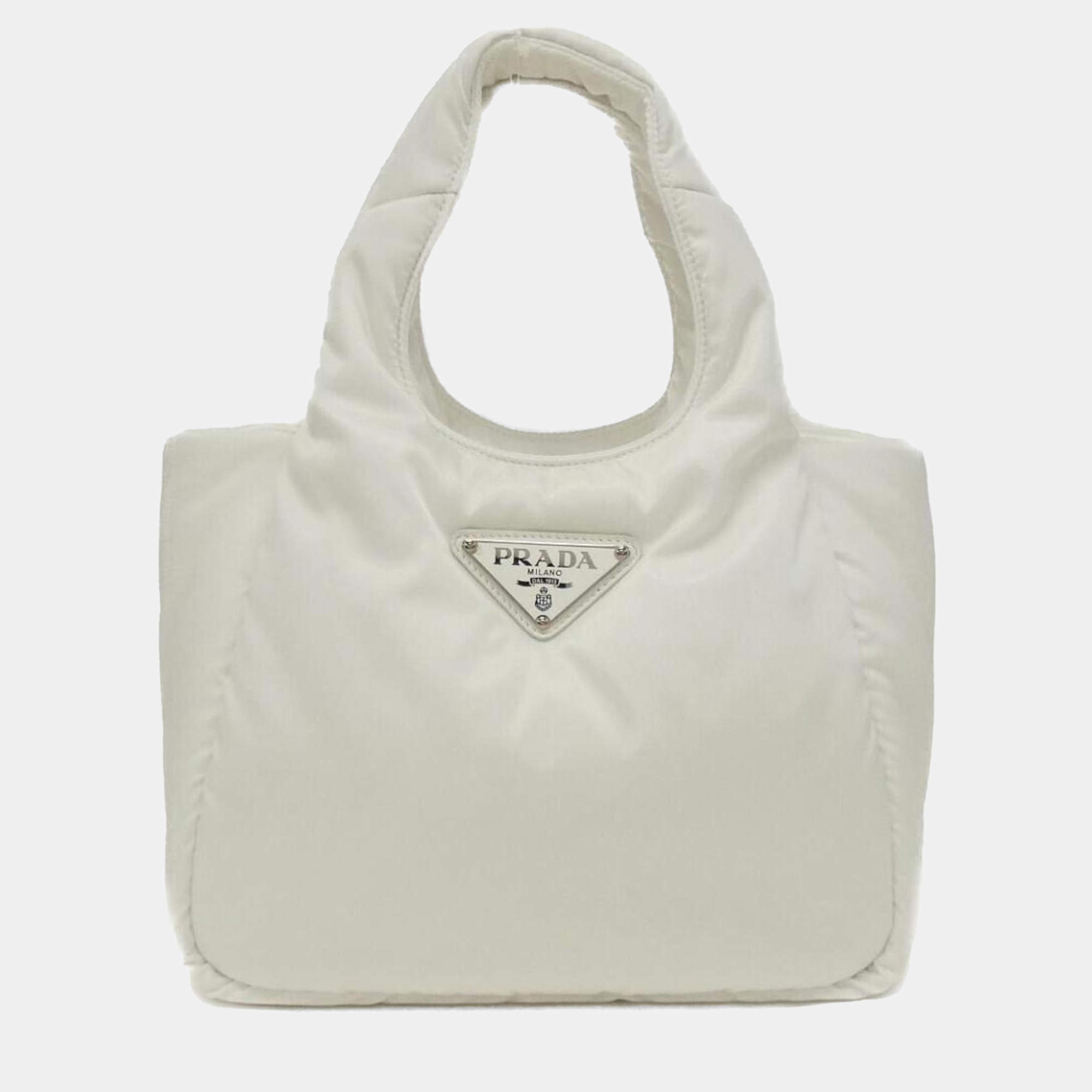 Prada Bianco Tessuto Handbag