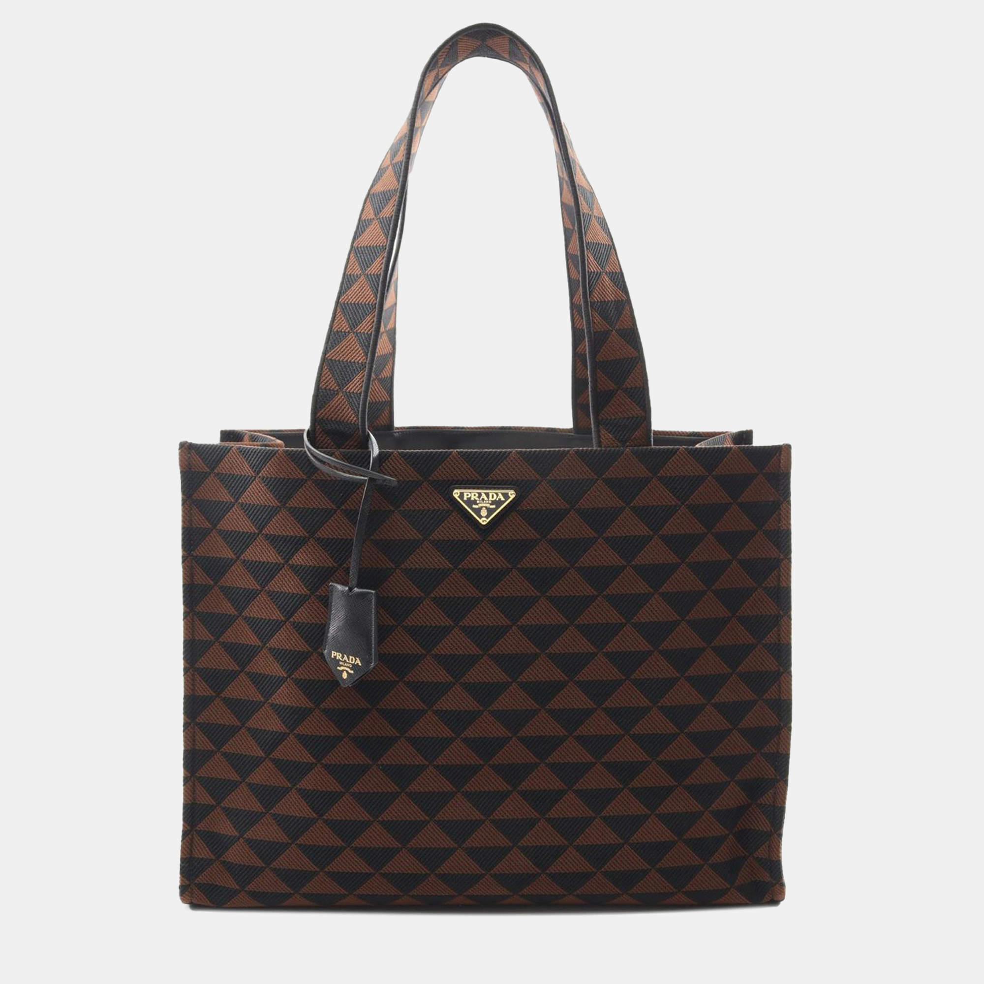 Prada Burgundy Saffiano Lux Leather Small Double Zip Tote