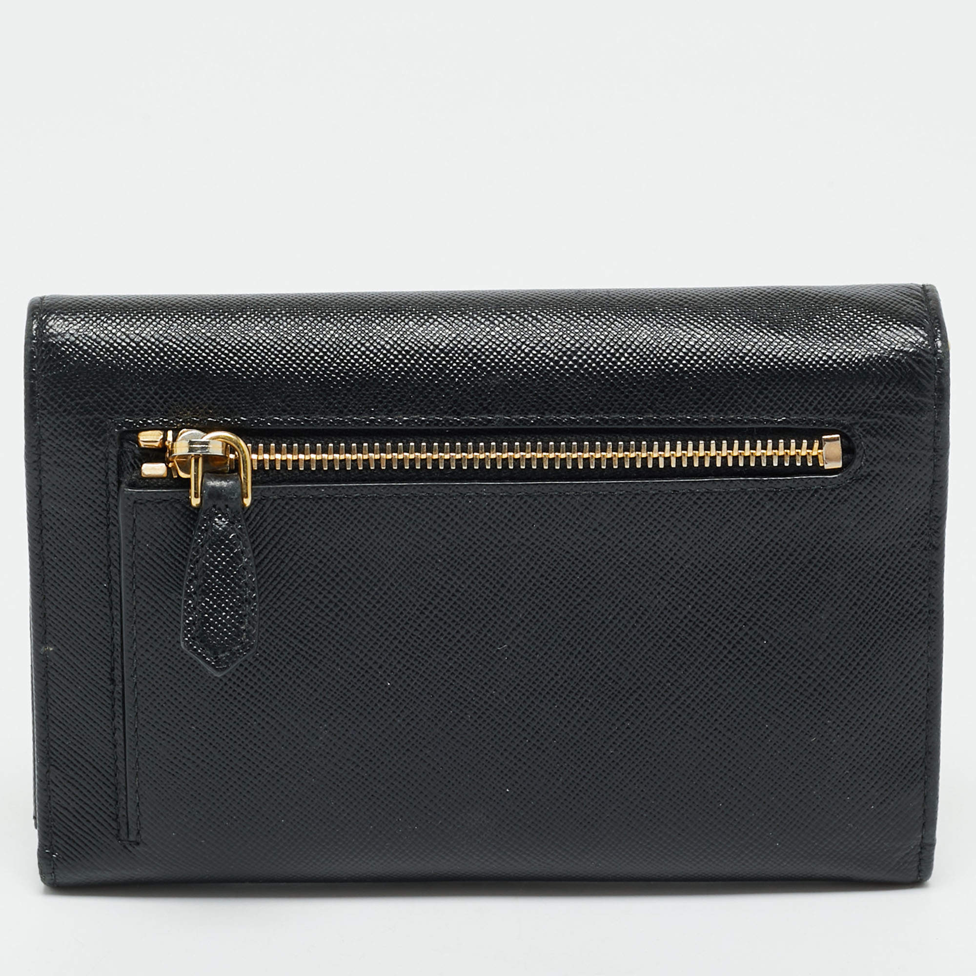 Prada Prada Saffiano Leather Zip Around Wallet Prada | TLC