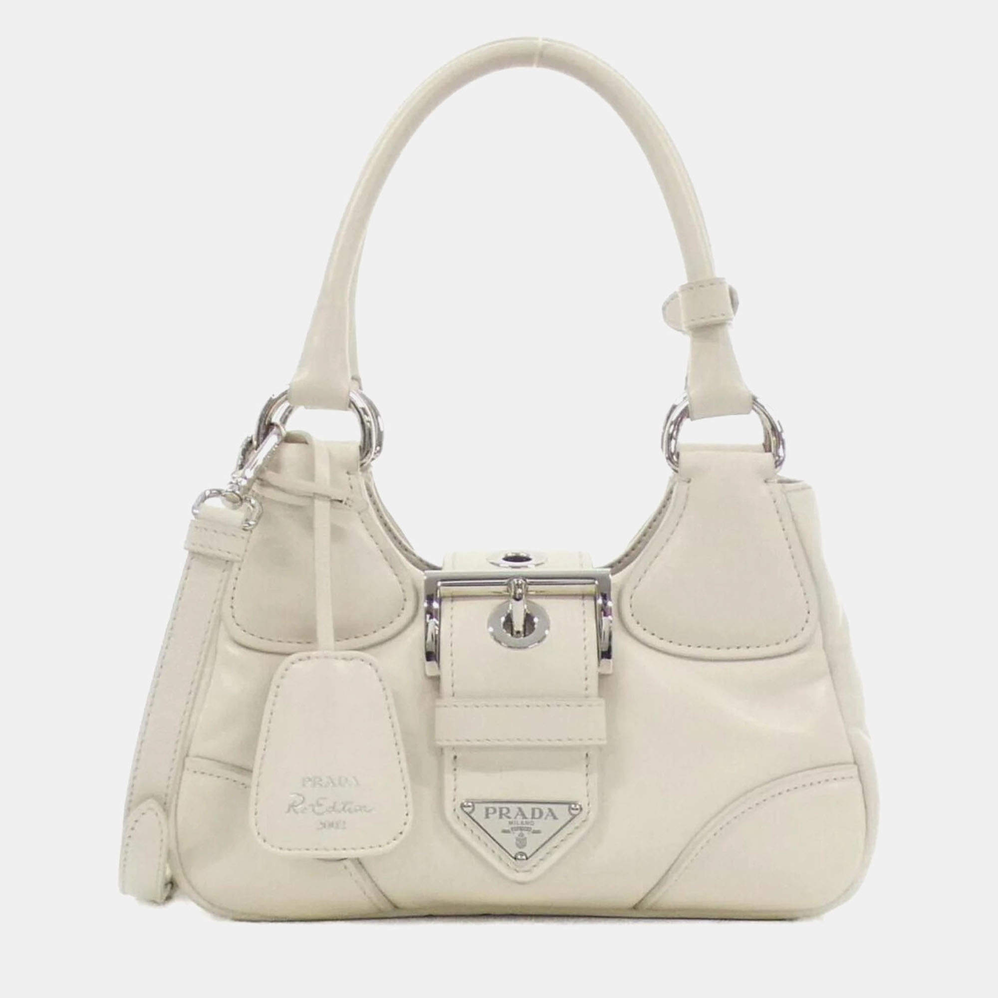 Pre Owned Prada Moon Nappa Leather Handbag