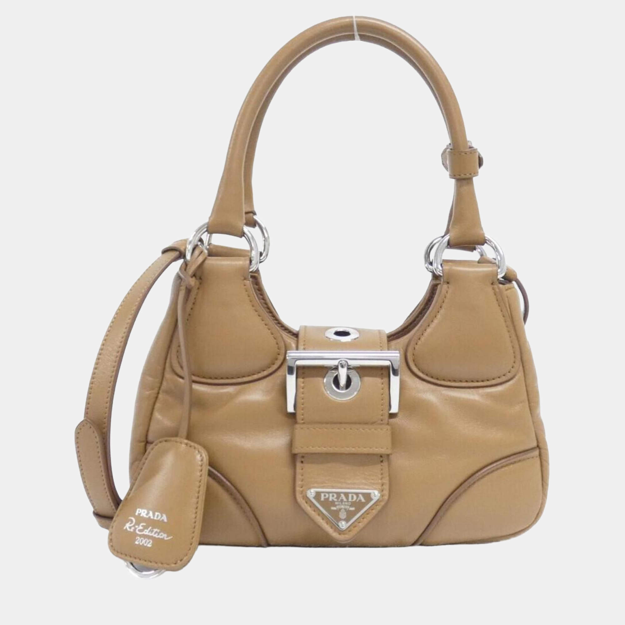Pre Owned Prada Nappa leather Handbag