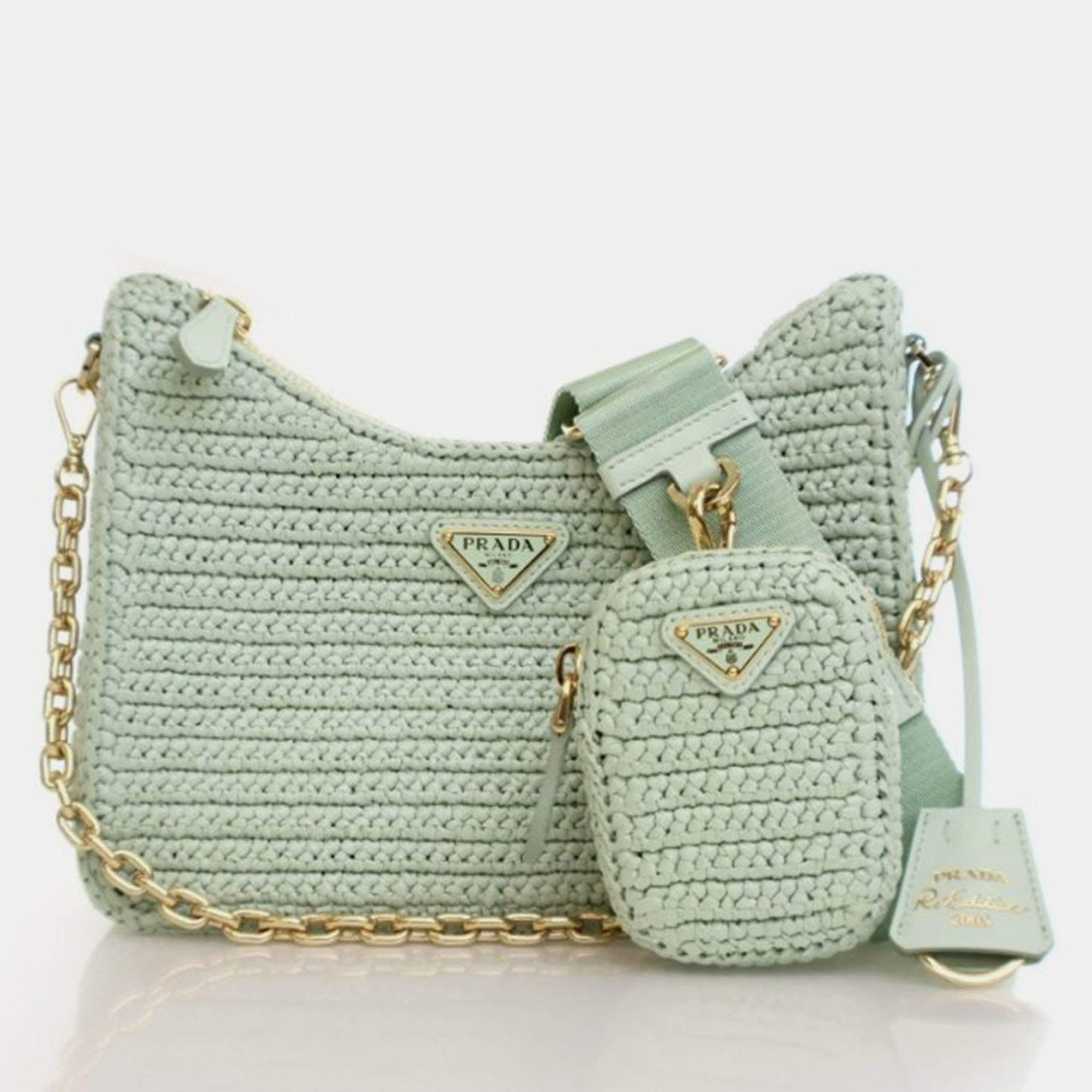 Pre Owned Prada Crochet Re-Edition 2005