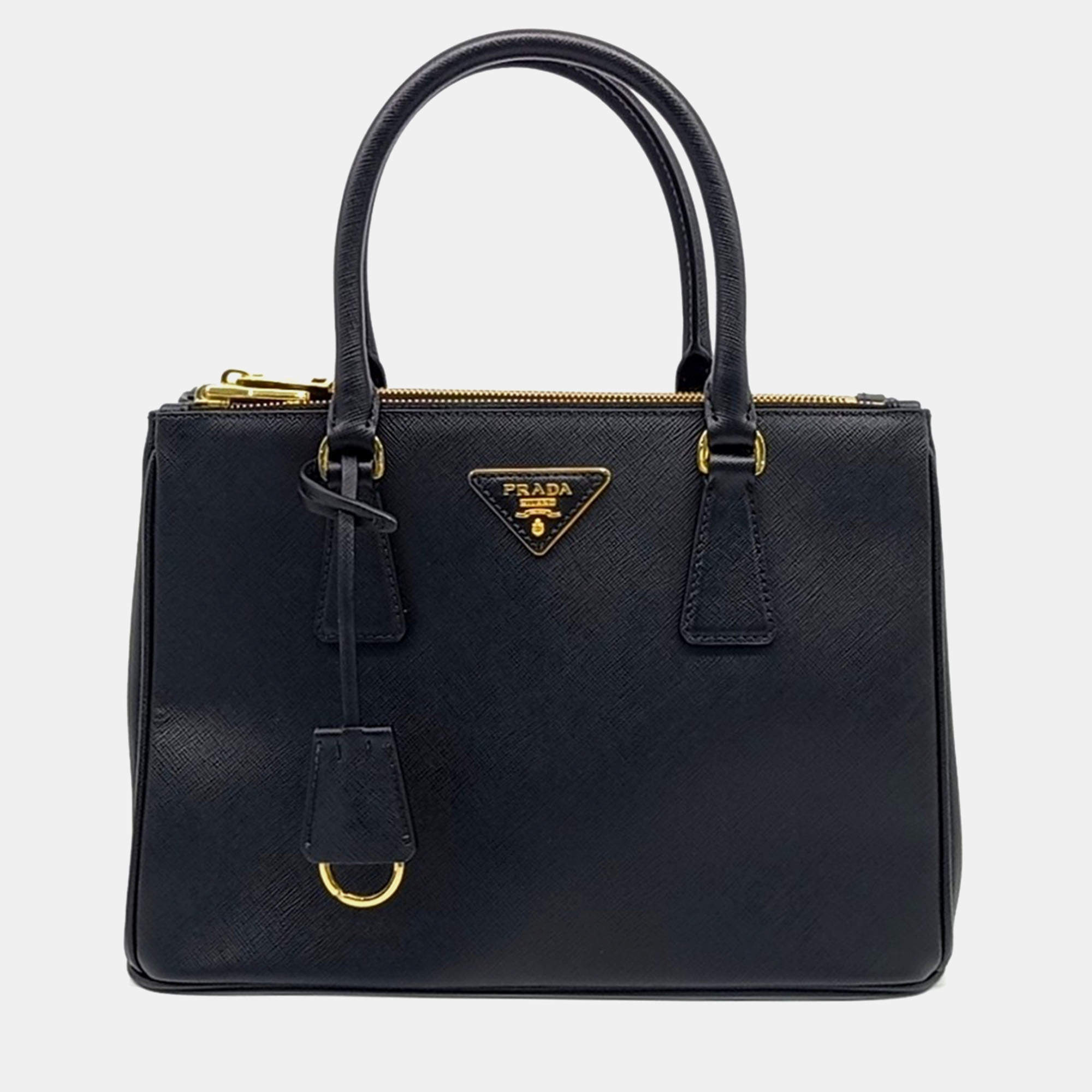 Pre Owned Prada Saffiano Luxe Tote Bag