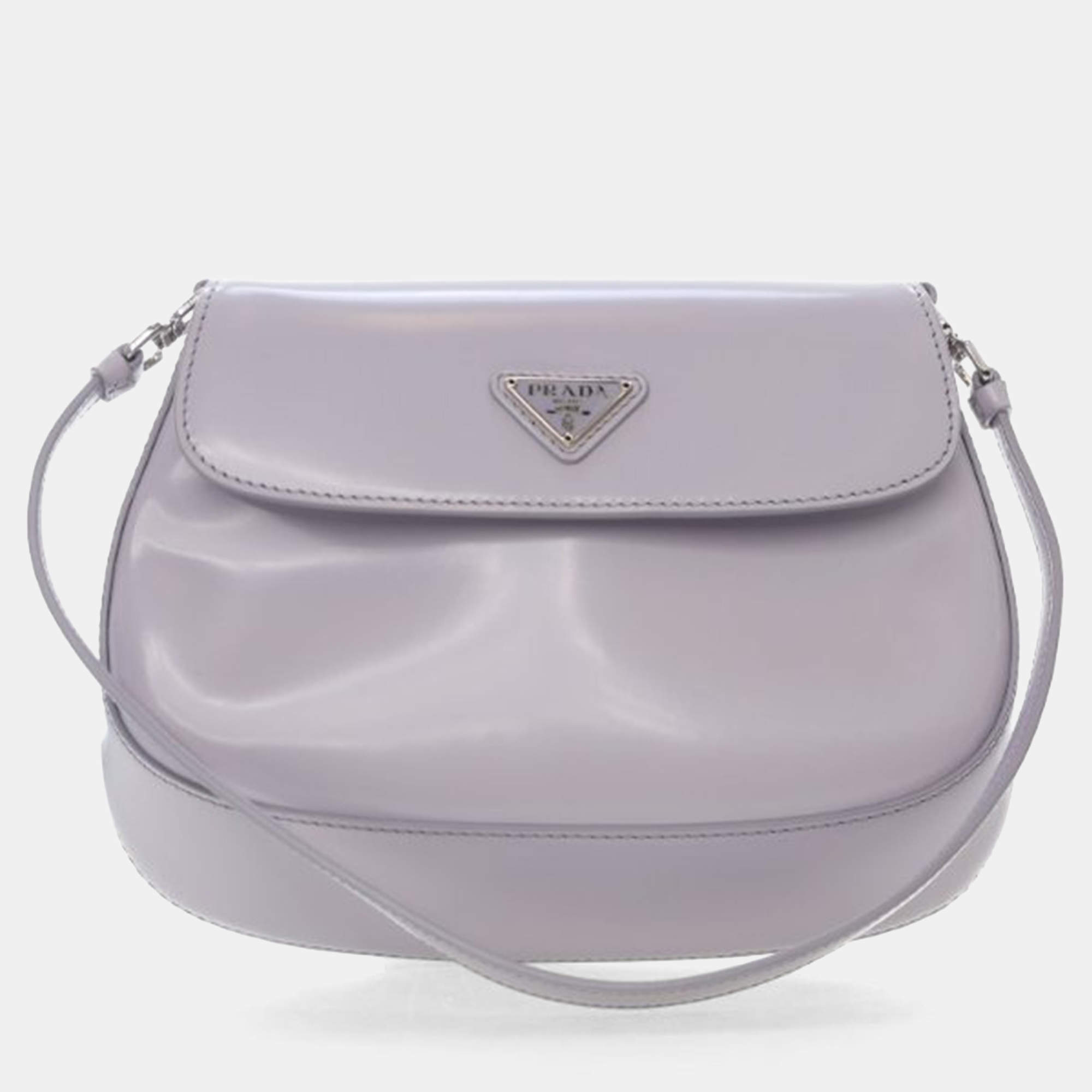 Pre Owned Prada Spazzolato Cleo Bag