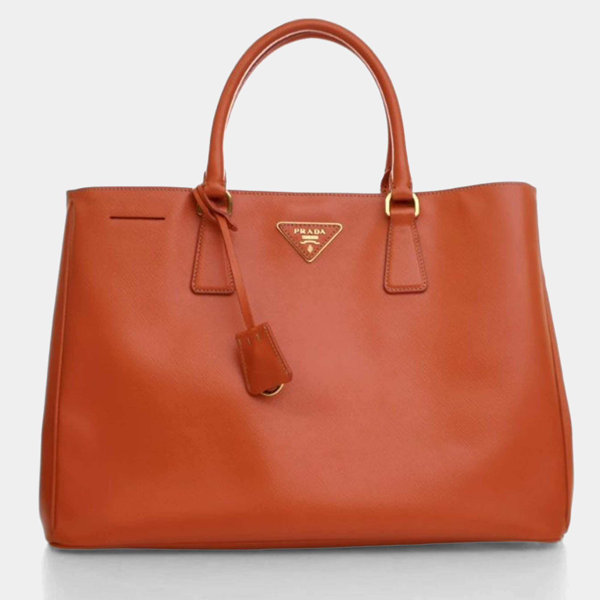 Pre Owned Prada Medium Saffiano Lux Tote