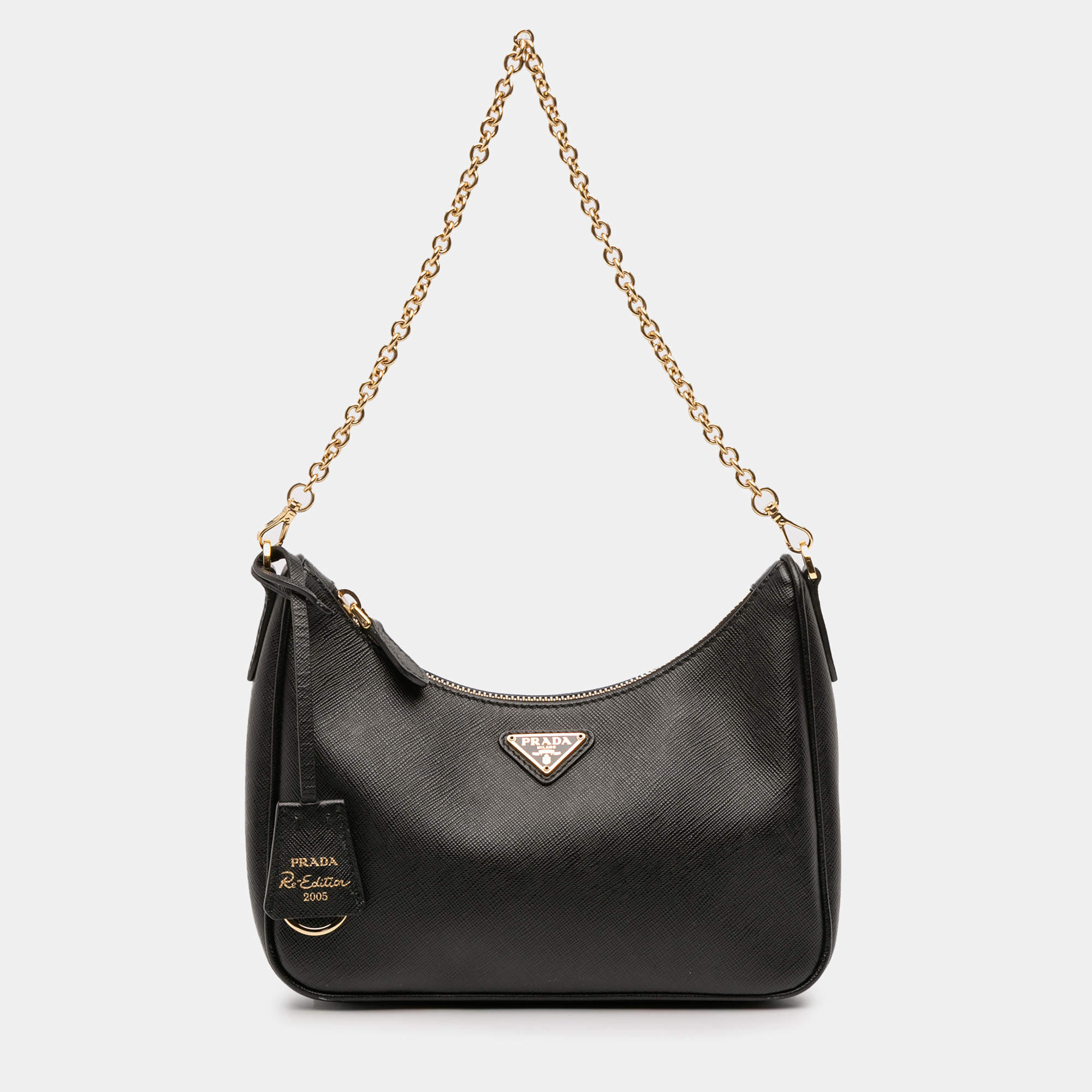 مملوكة مسبقًا حقيبة ساتشل برادا إصدار إعادة 2005 سافيانوا سوداء