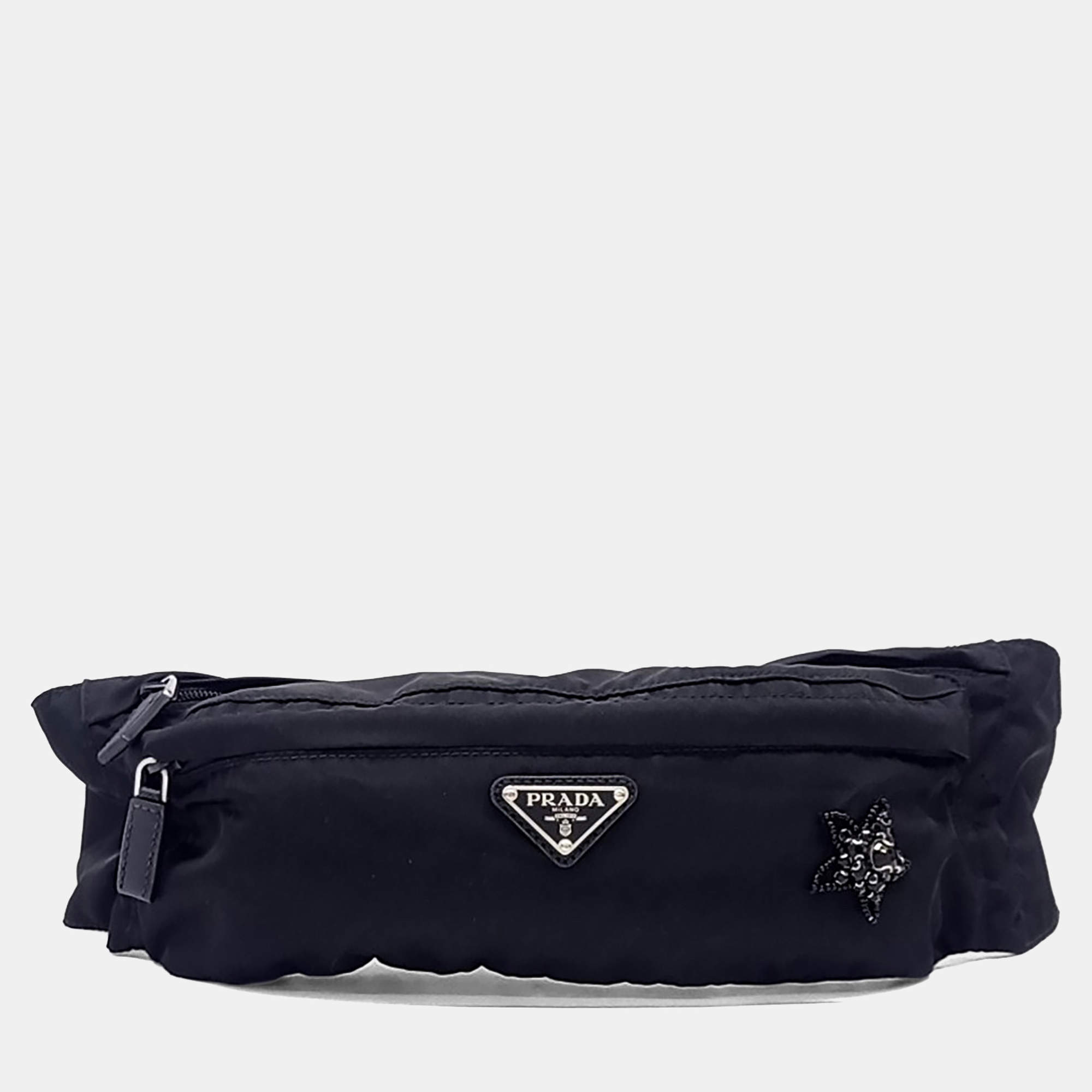 مملوكة مسبقًا Prada fabric hip sack
