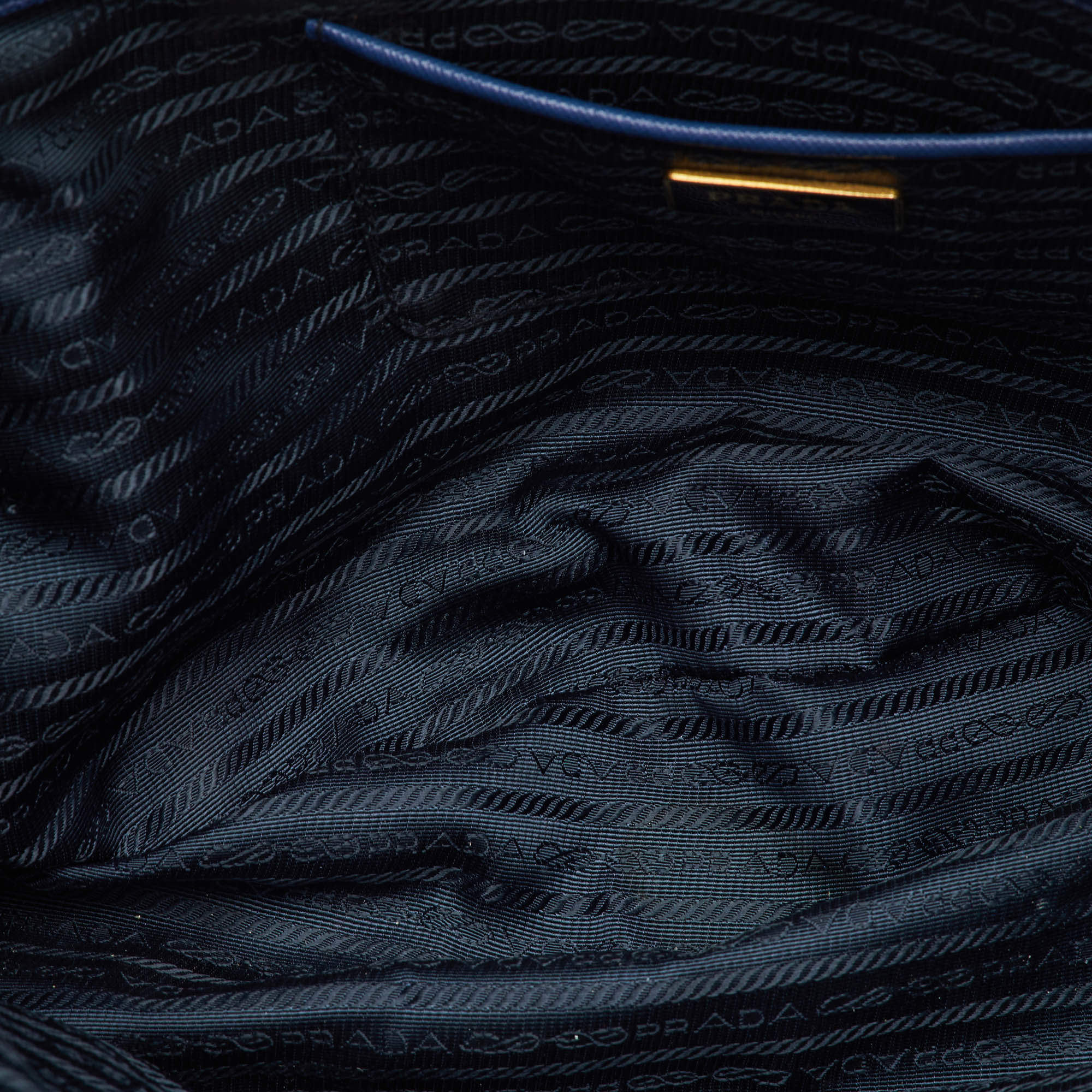 Prada Galleria Large Blue Saffiano Lux large Leather Tote
