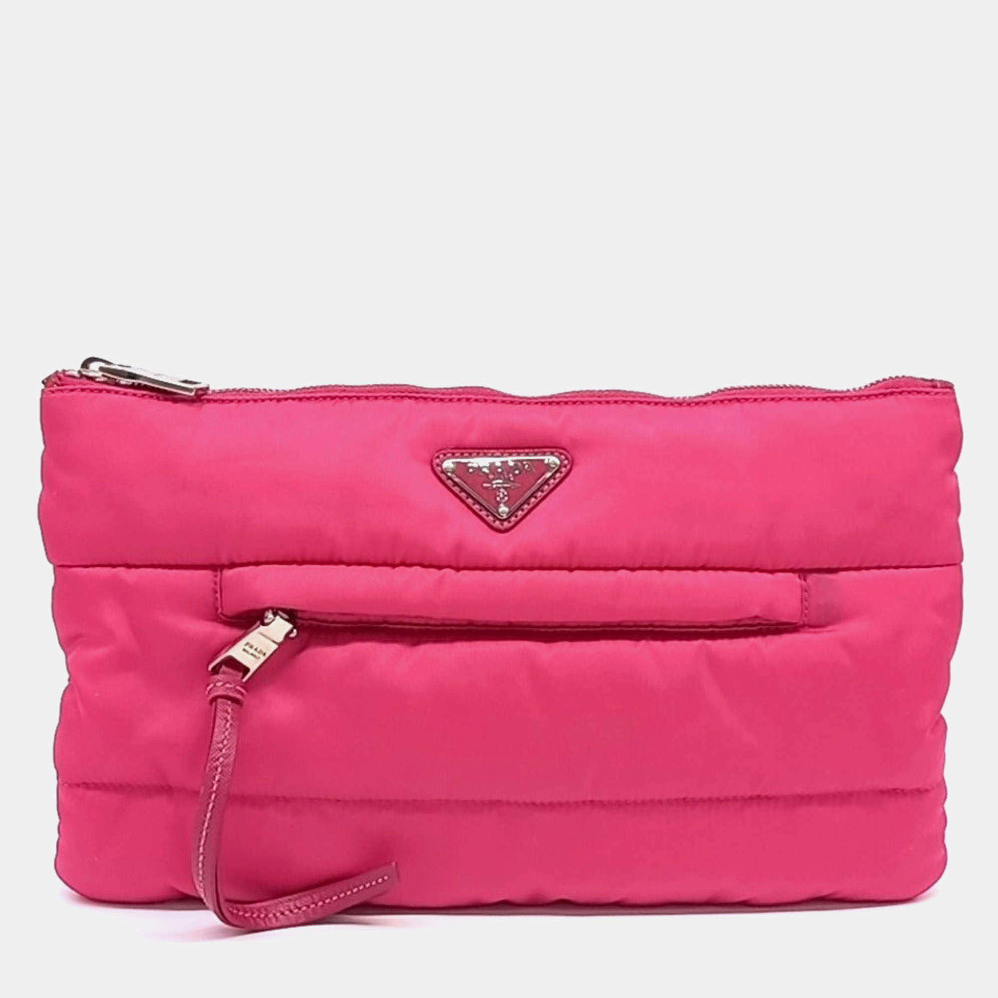 Pre Owned Prada Bomber Clutch