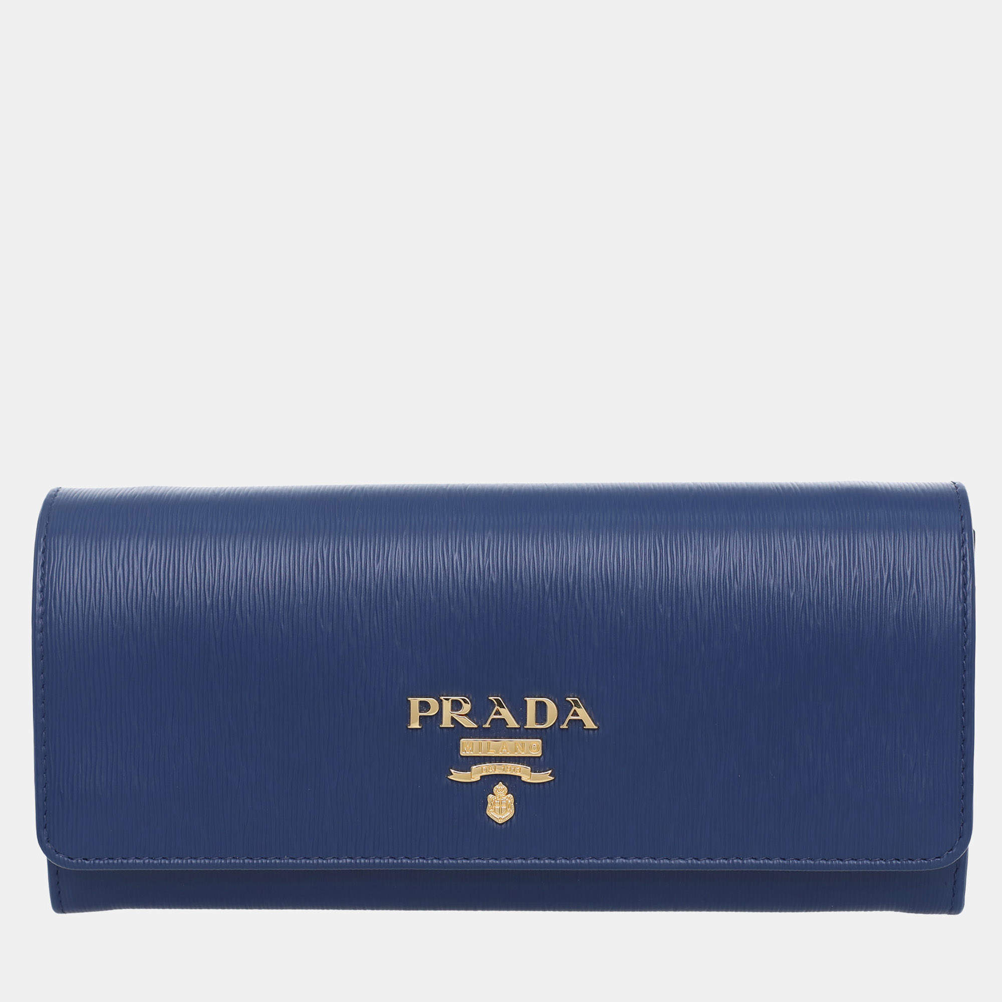 Pre Owned Prada Vitello Move Wallet on Chain Clutch Bag