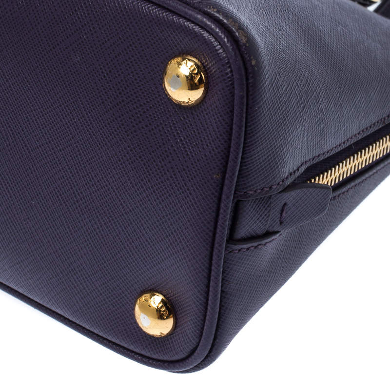 Prada Promenade Bag Saffiano Leather Small Blue 1406821
