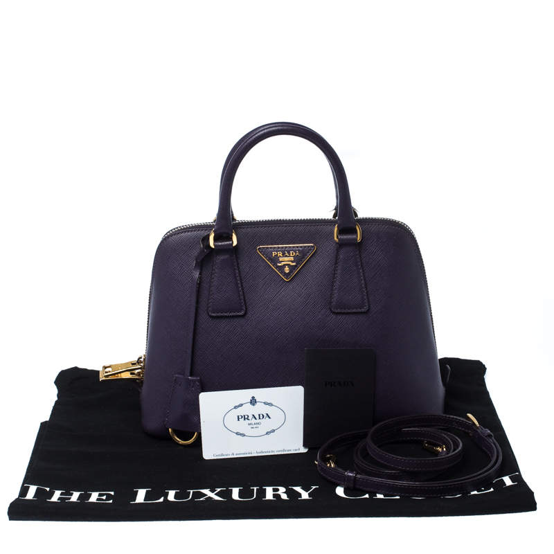 Prada mini saffiano Promenade crossbody bag @Entrupy certified