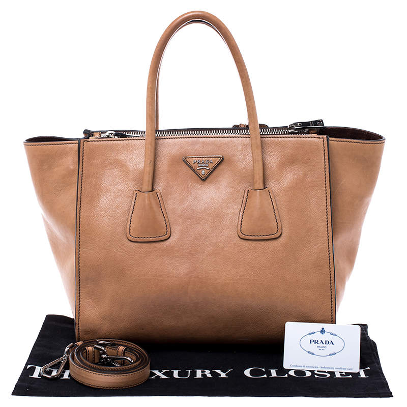 prada twin pocket tote
