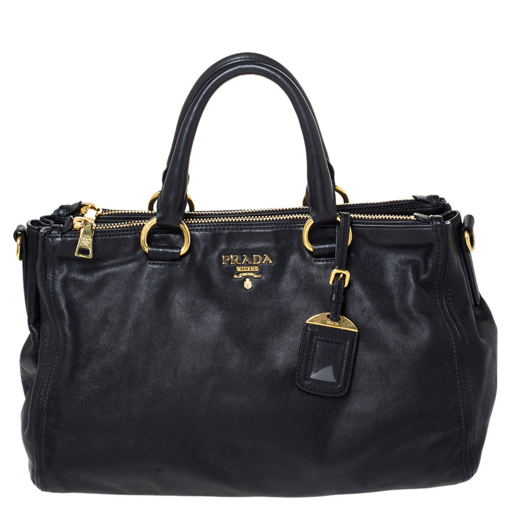 Prada soft calf online tote