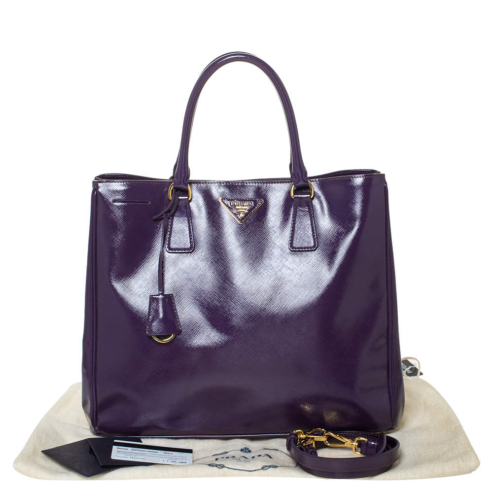 purple prada purse
