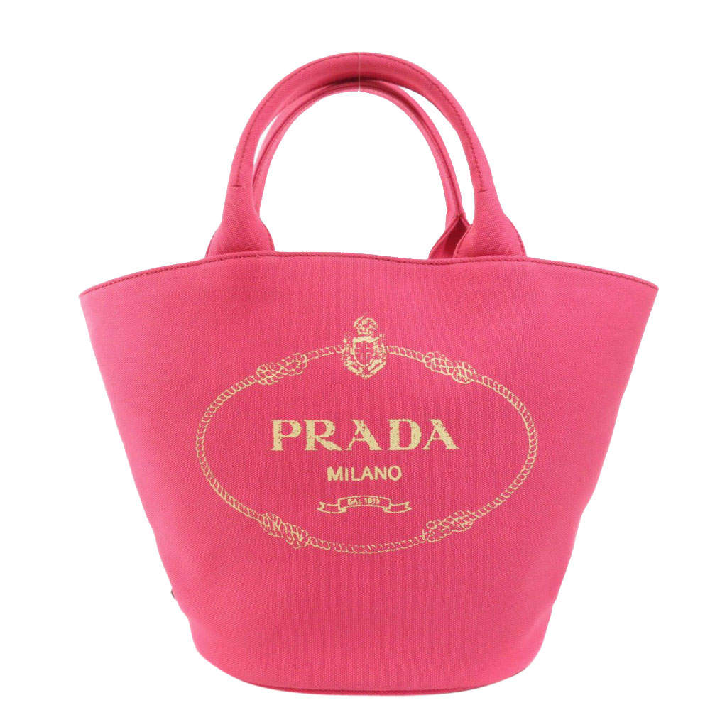 prada pink tote bag