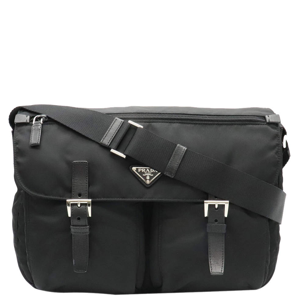 prada nylon vela messenger bag