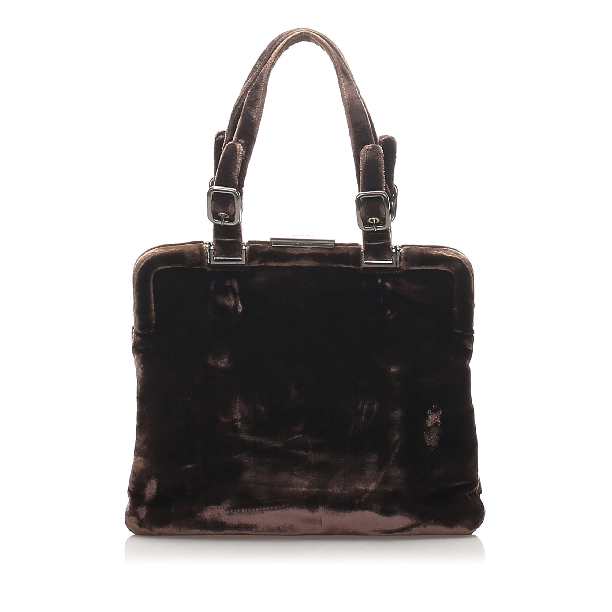 prada velvet shoulder bag