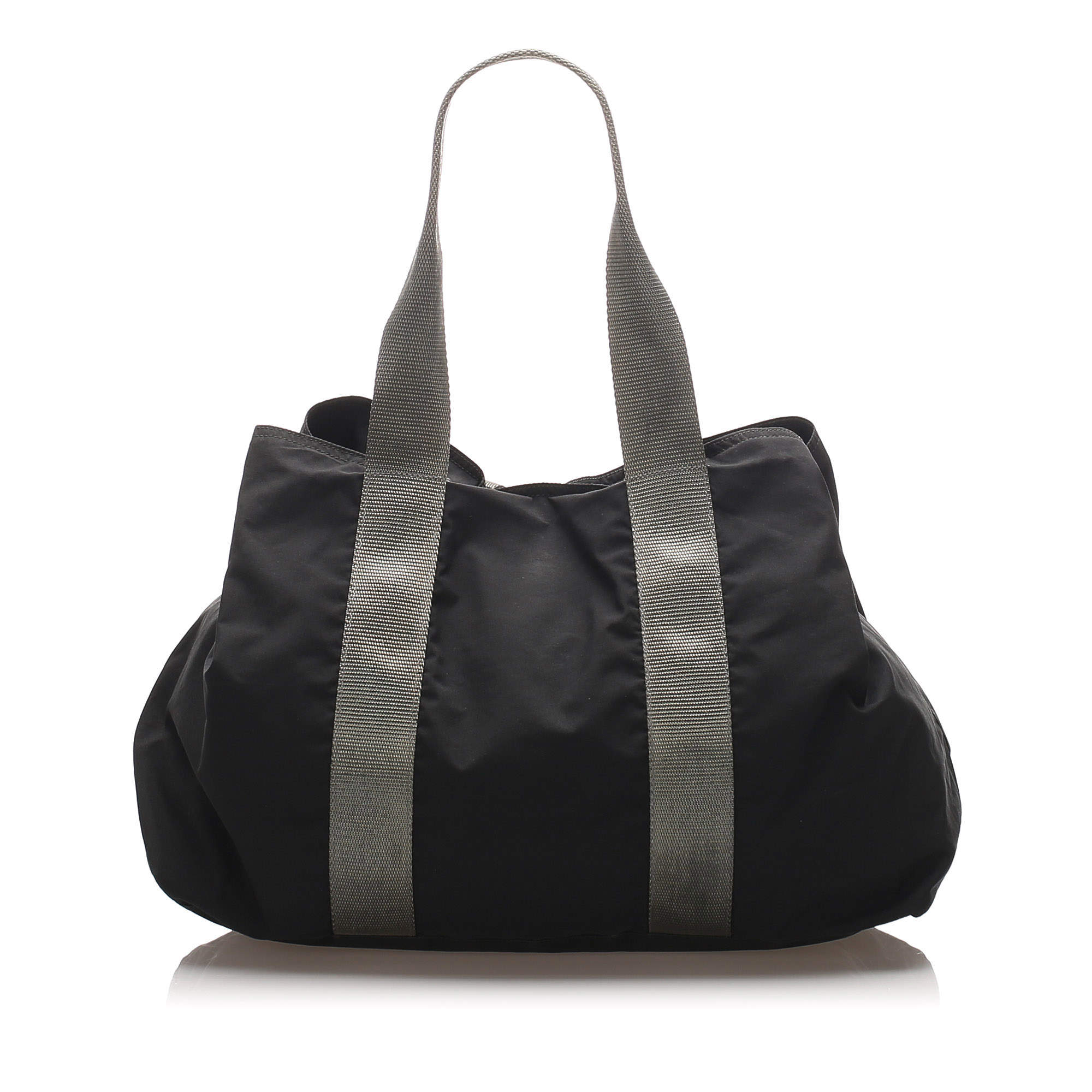 prada black nylon tote