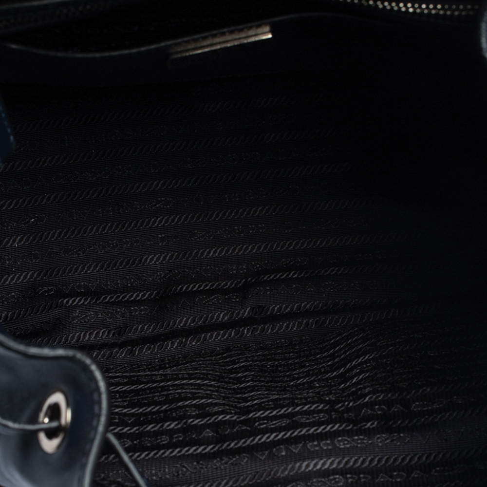 Prada Baltic blue leather bag ref.263201 - Joli Closet