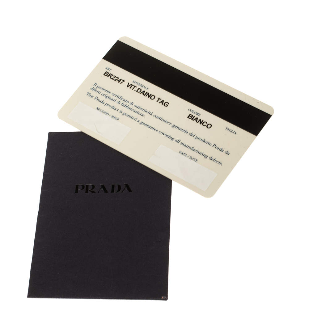 prada certificato di autenticita