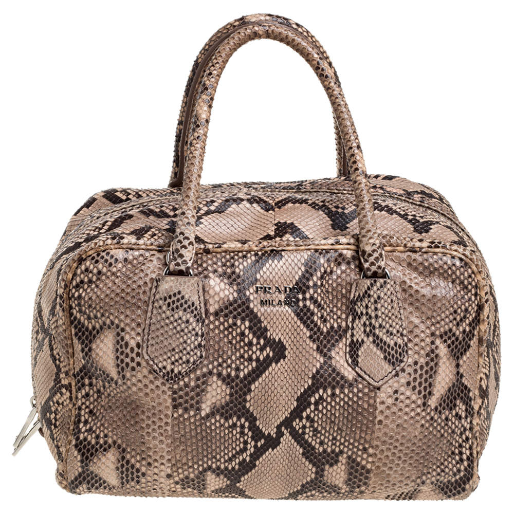 Prada Pesca/Tamari Python Medium Inside Bag