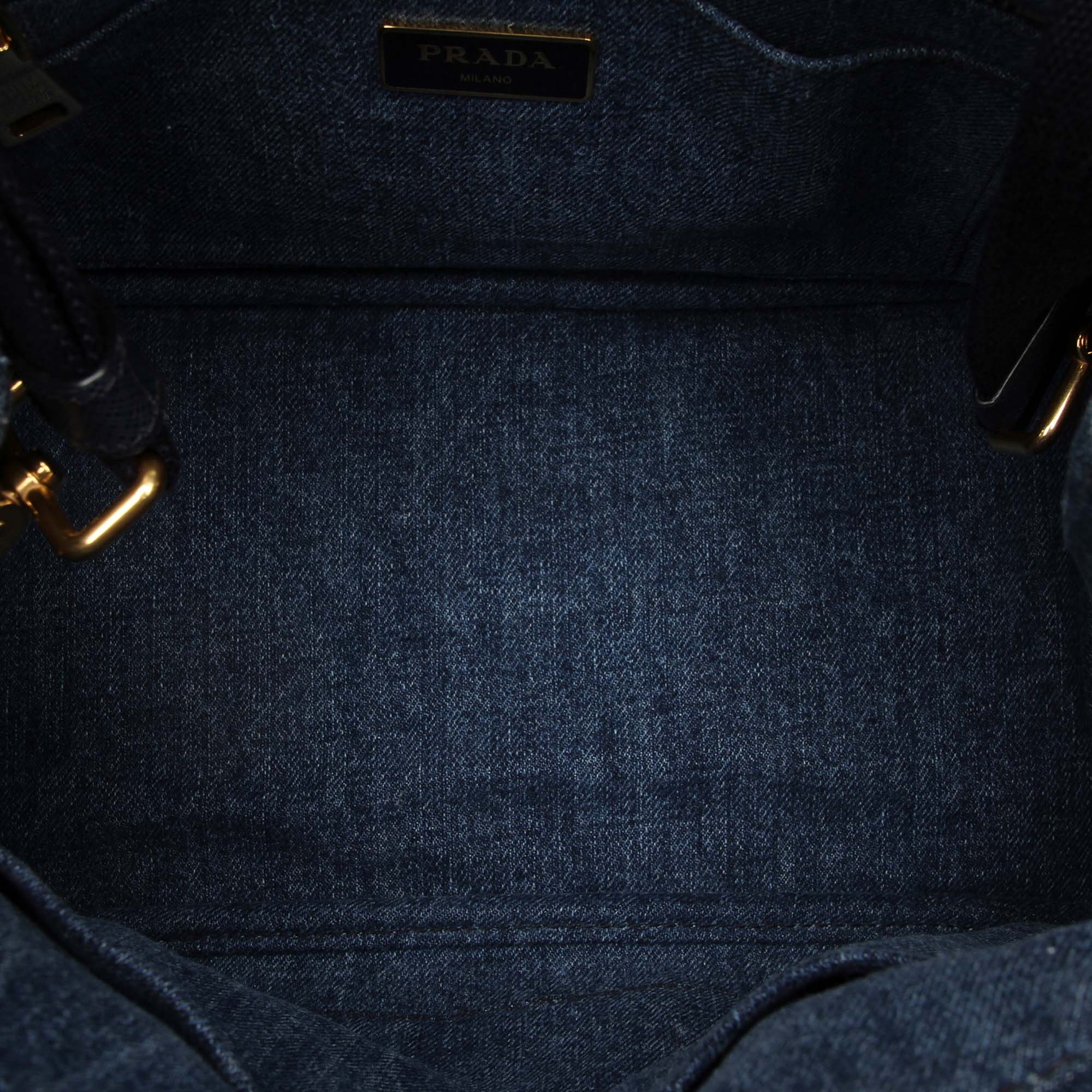 Backpack Prada Blue in Denim - Jeans - 28287796