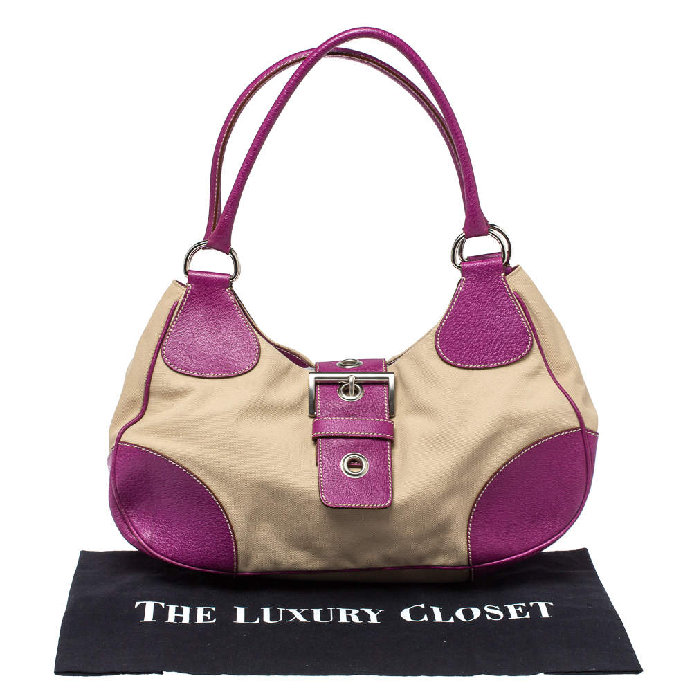 Prada Purple Calf Hair and Velluto Corsaire Crossbody Bag Velvet ref.696214  - Joli Closet