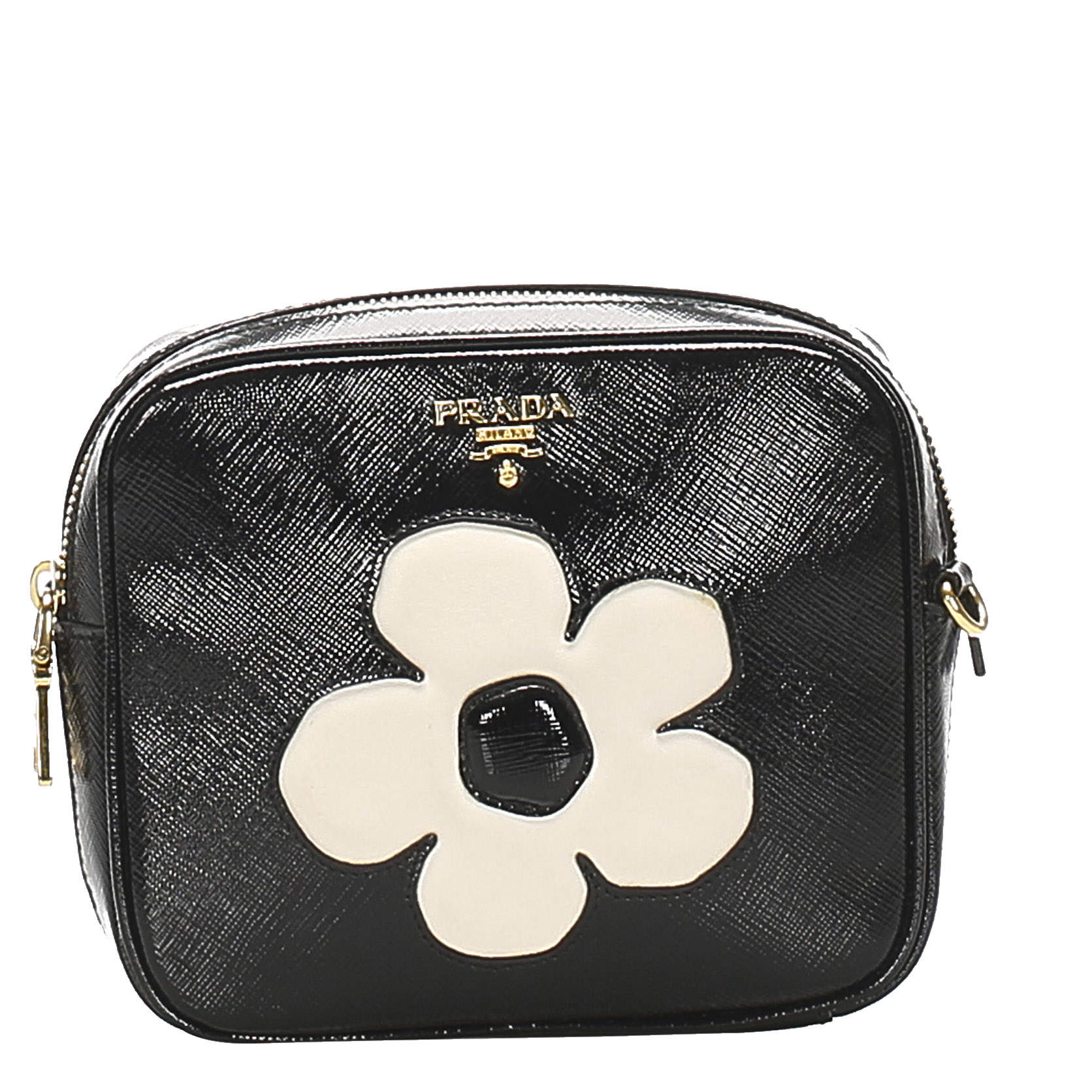 prada flower purse