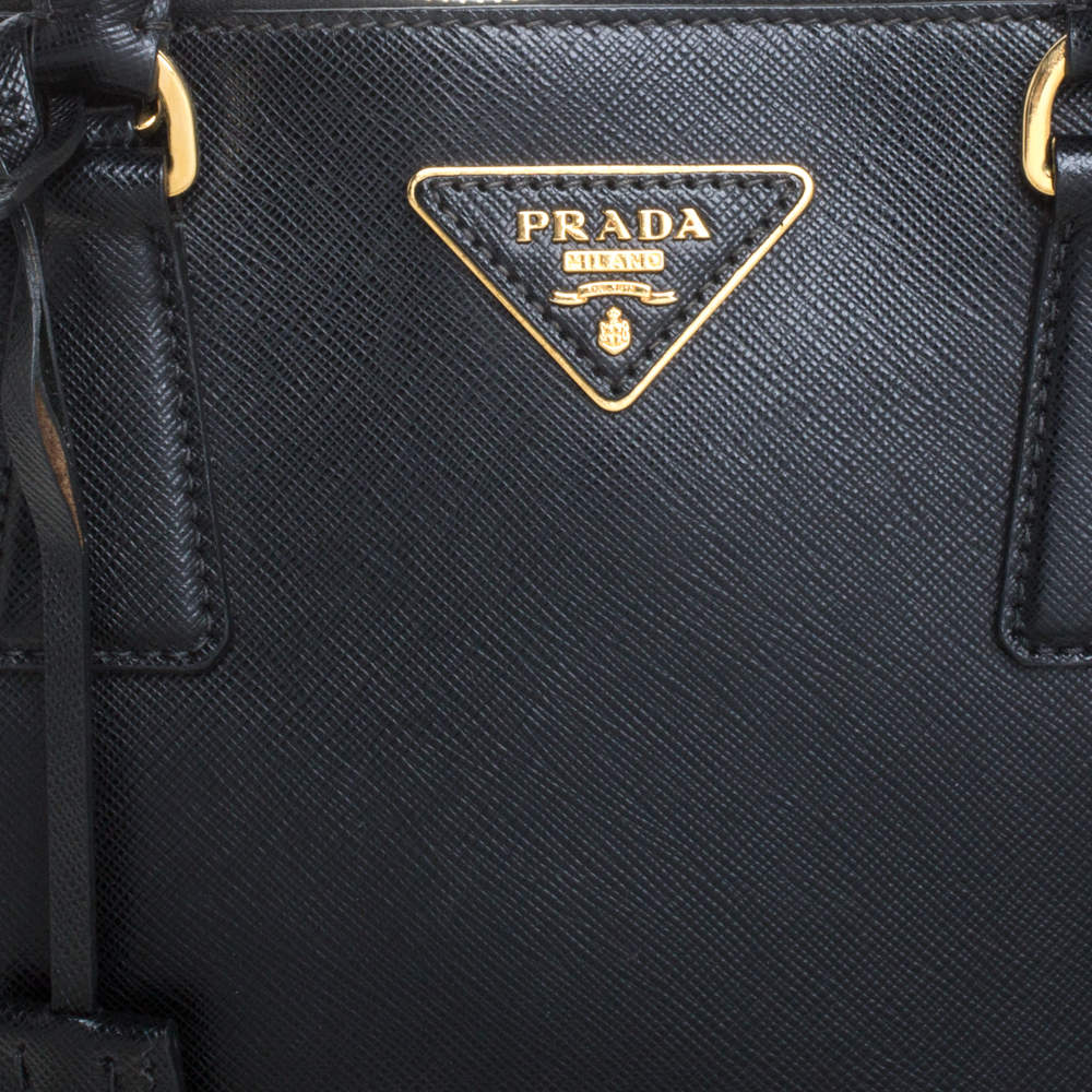 Prada Black Saffiano Leather Promenade Satchel Prada | TLC