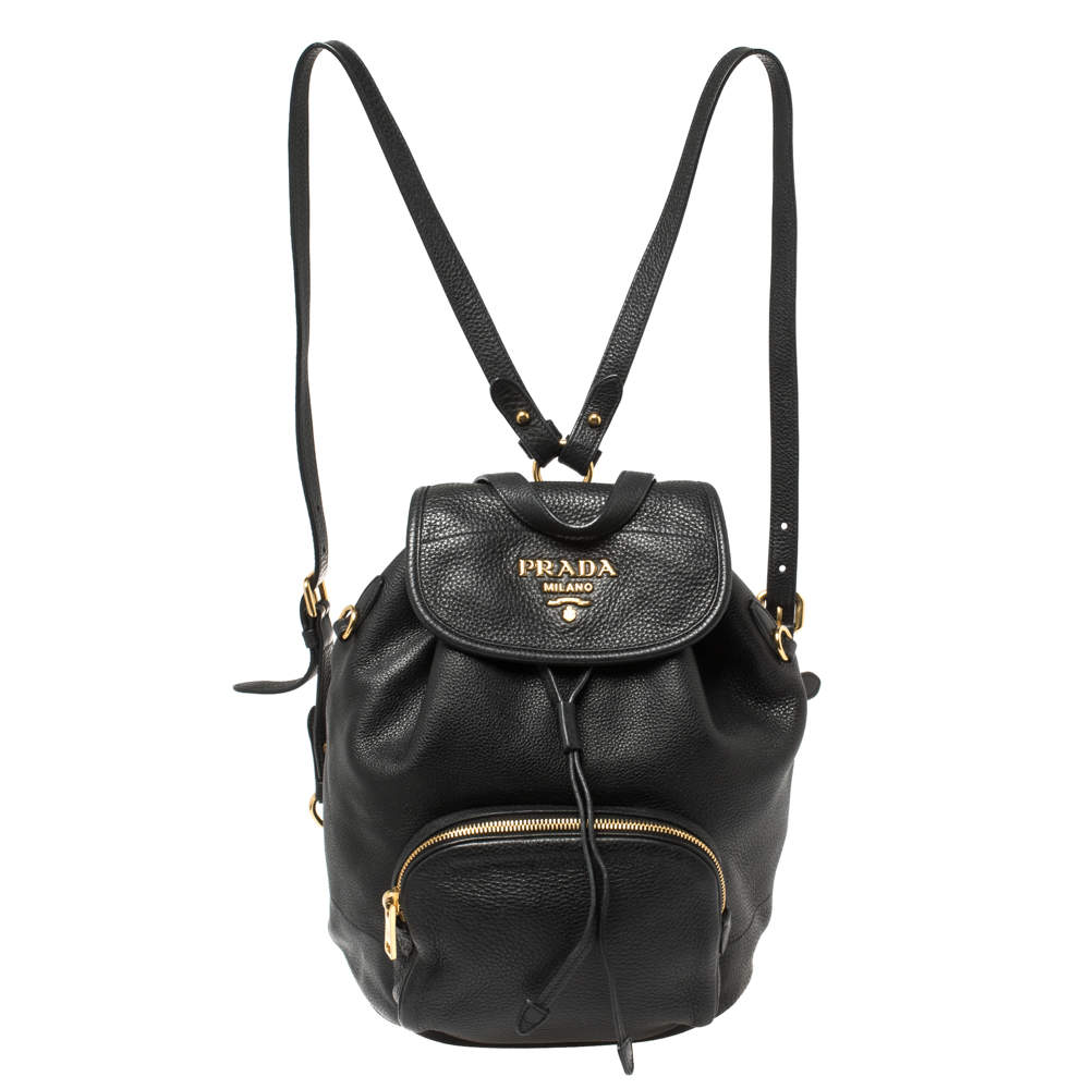 バッグ PRADA drawstring soft leather bag Black Amazon.com: Prada Black Nylon and Leather Drawstring Pouch