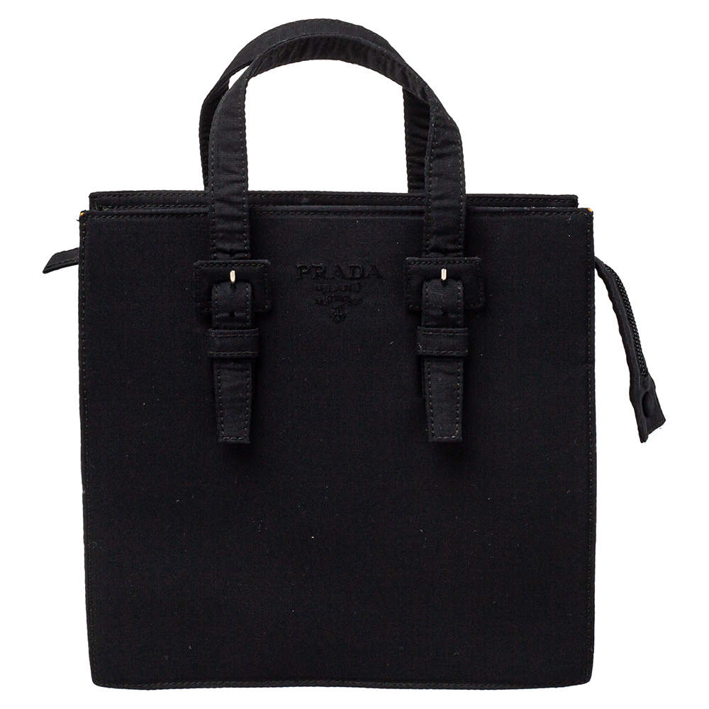 Pre Owned Prada Black Nylon Tote
