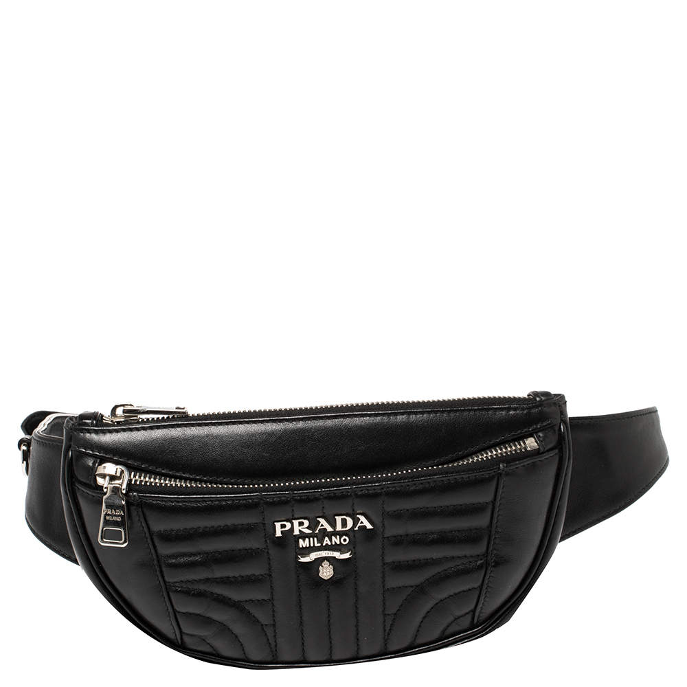 Prada belt hot sale bag leather